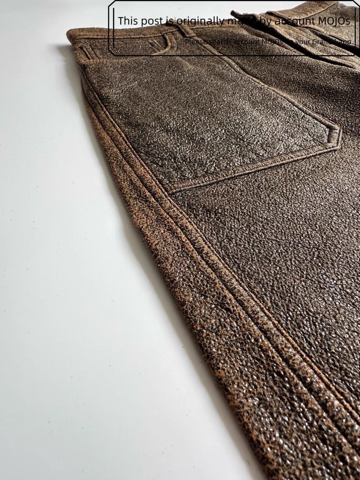 Maison Margiela Sz 46 Maison Martin Margiela Waxed Cropped Pants mojos003826 Size US 30 / EU 46 - 3 Thumbnail