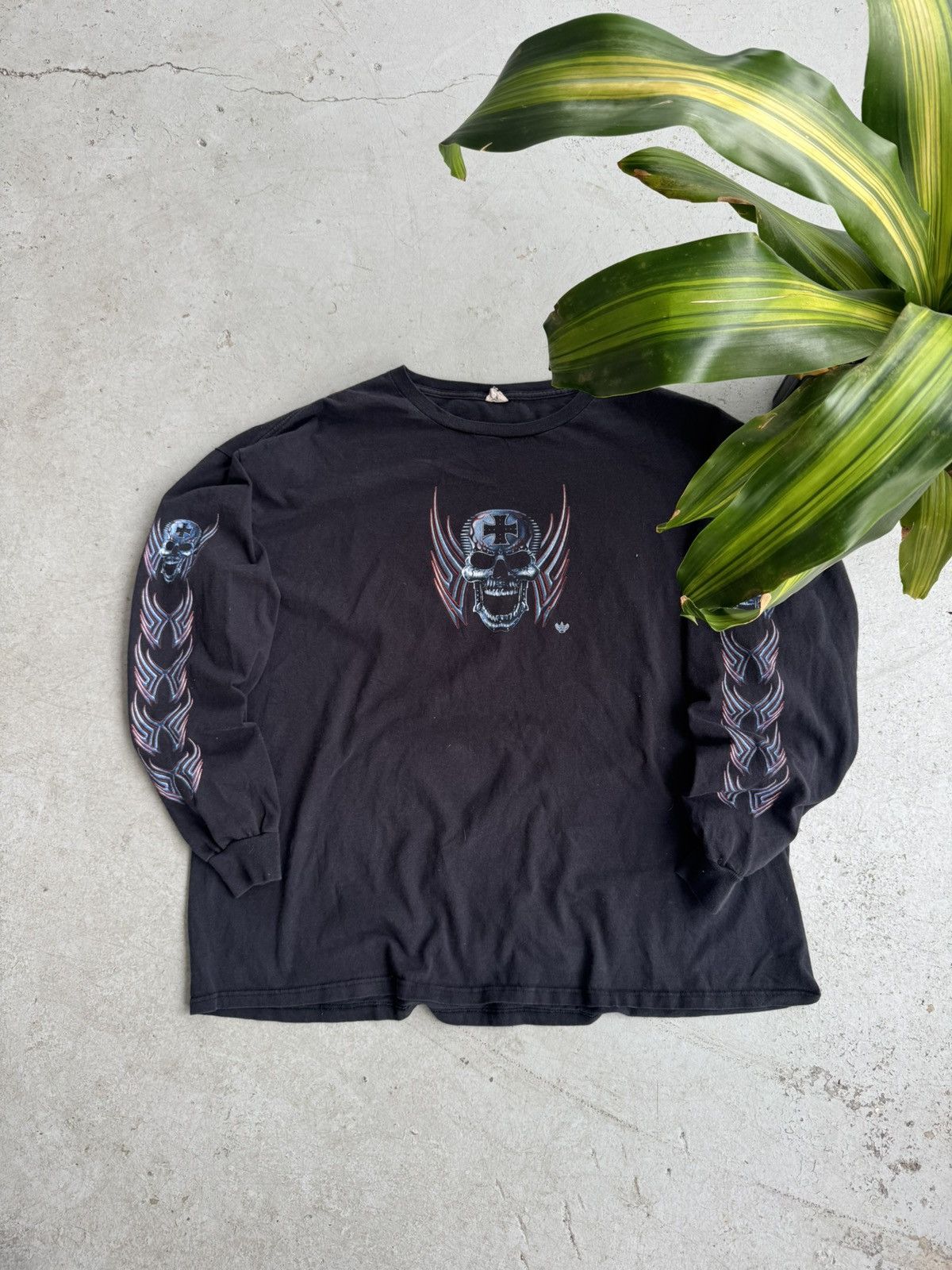 Vintage Y2K West Coast Choppers Style Live To Ride Long-Sleeve Shirt Size US XXL / EU 58 / 5 - 1 Thumbnail