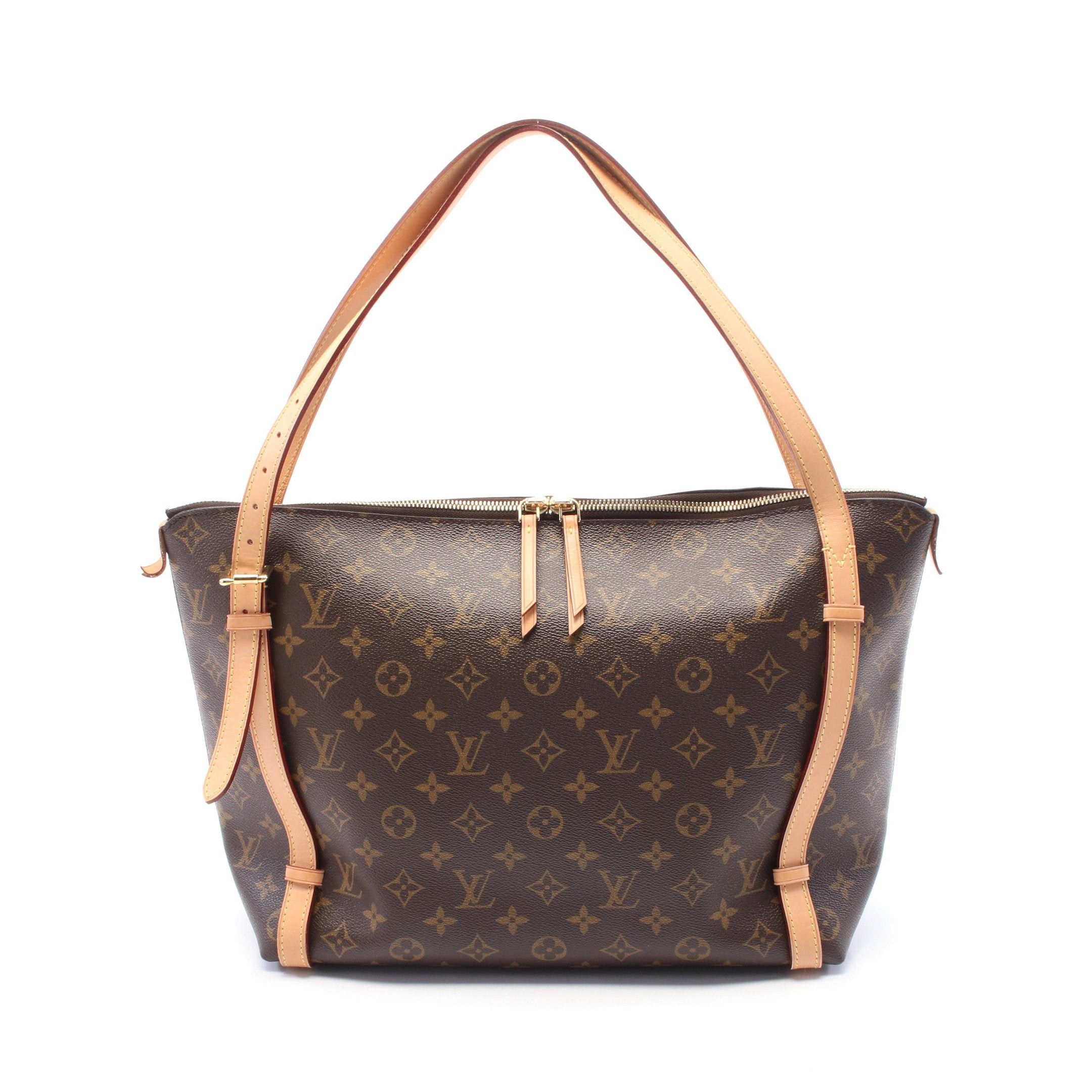 Louis Vuitton Tuileries Monogram Shoulder Bag Tote Leather Brown, Women's
