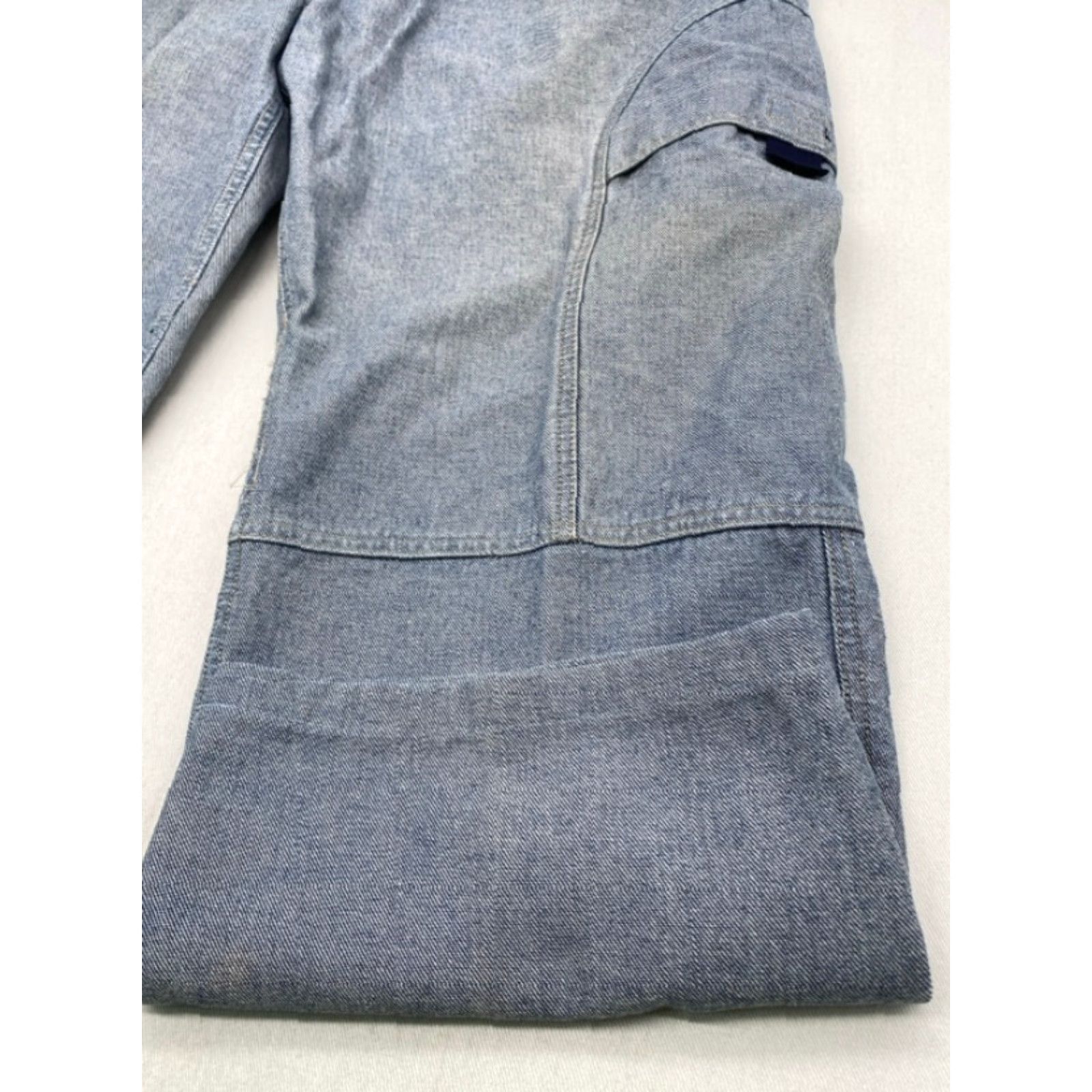 Fubu VINTAGE FUBU Jeans Men's 38x28 Cargo Patchwork Embroidered Denim 90s Hip Hop Wide-Leg Jeans Mens Size US 38 / EU 54 - 3 Thumbnail