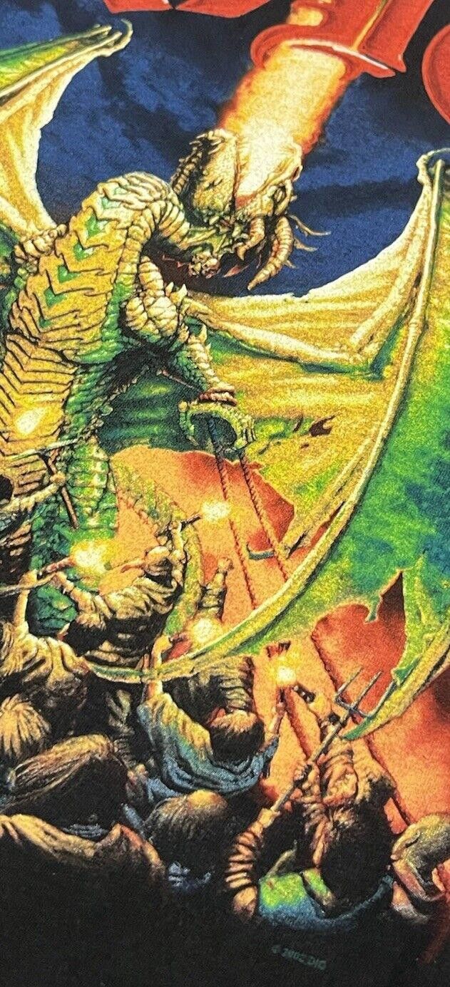 Vintage Vintage 2002 Dio Killing The Dragon T Shirt Men’s Large Size US L / EU 52-54 / 3 - 4 Thumbnail