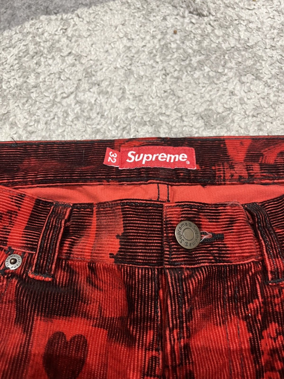 Supreme Supreme Vibrations Corduroy Trousers SS18 32W Size US 32 / EU 48 - 3 Thumbnail