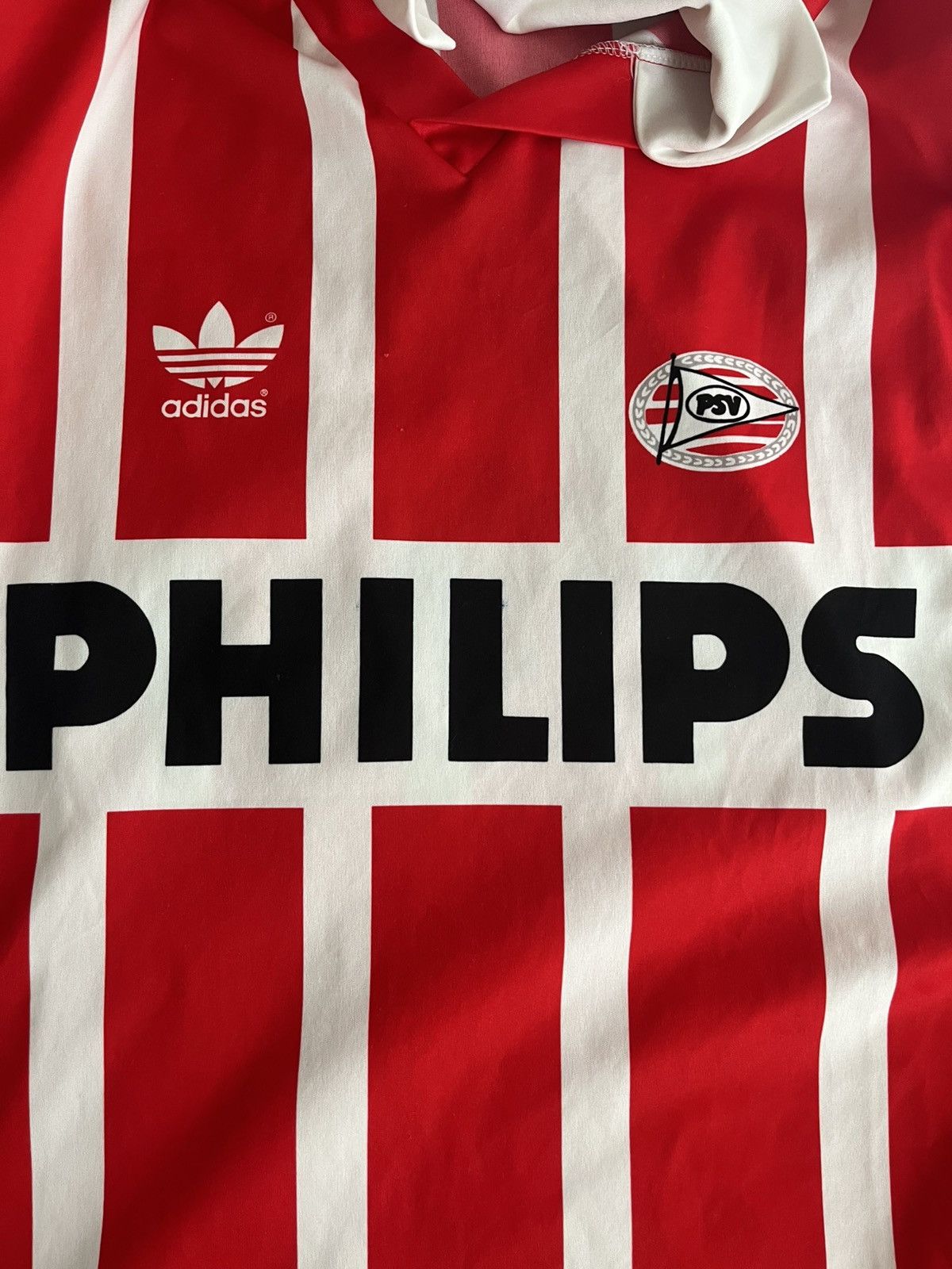 Adidas Rare Matchworn Erwin Koeman PSV Eindhoven 1990-1992 Size US L / EU 52-54 / 3 - 4 Thumbnail