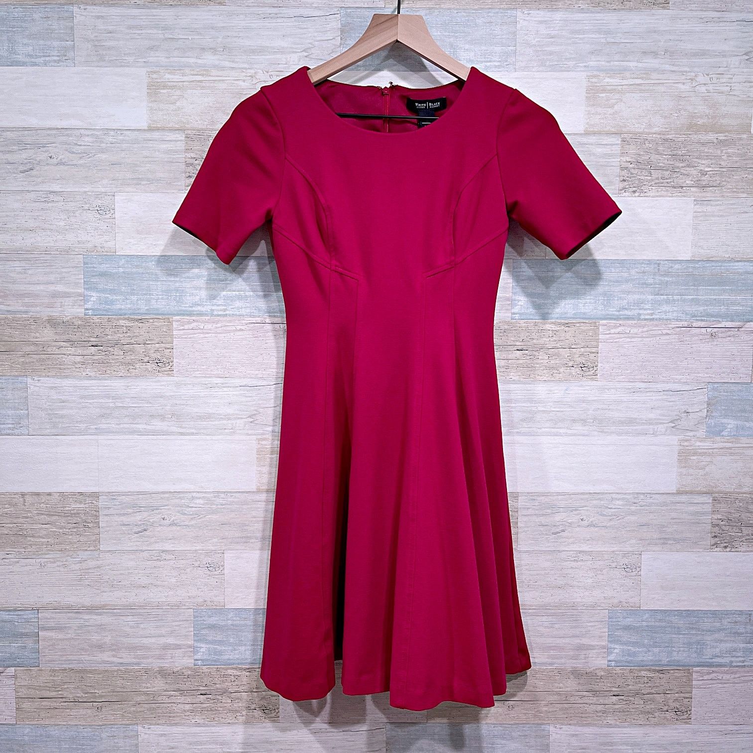 White House Black Market White House Black Market Fit & Flare Dress Pink  Womens 00 | Grailed