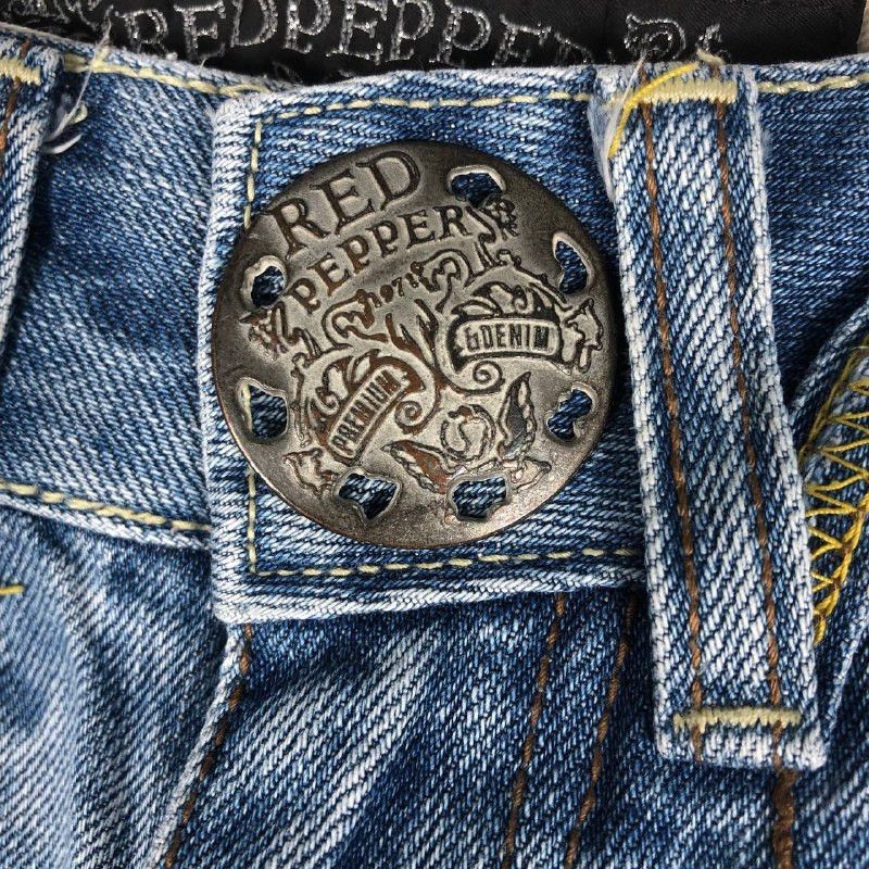 Japanese Brand Vintage Japanese Brand Gold Label Red Pepper Denim Jean Size 25" / US 0 / IT 36 - 7 Thumbnail