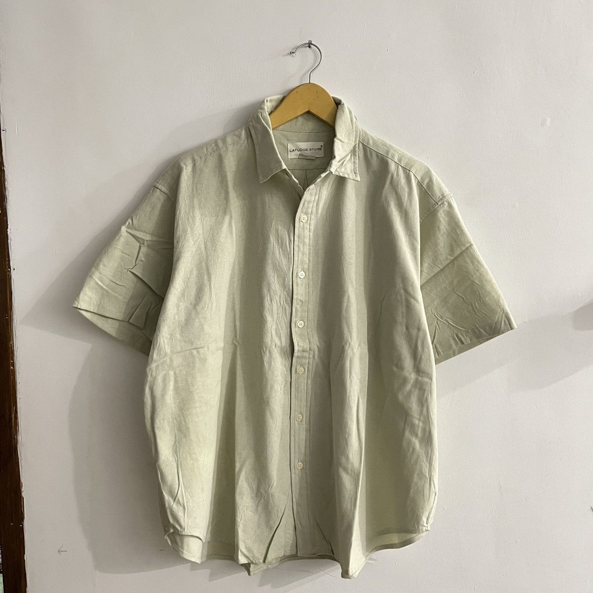 Japanese Brand Lafudge - City Boy Oversized Shirt Size US M / EU 48-50 / 2 - 1 Thumbnail