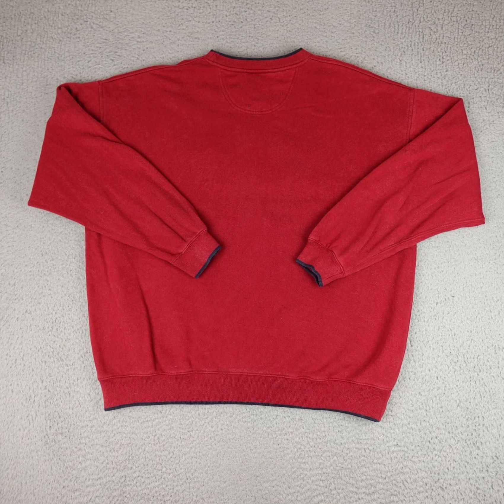Vintage VINTAGE M & C SPORT Sweater Mens 2XL Red Crewneck Embroidered Tools Pullover Knit Crew Neck Size US XXL / EU 58 / 5 - 7 Thumbnail