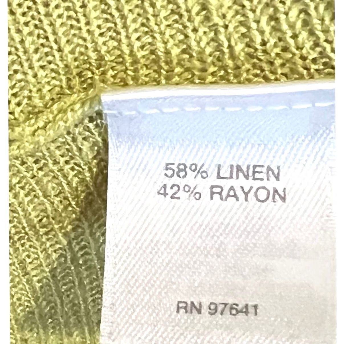 J. Jill VINTAGE J Jill Tunic Sweater Linen Blend Light Green 3/4 Sleeve Casual Knit Women’s Sz L Size L / US 10 / IT 46 - 7 Thumbnail