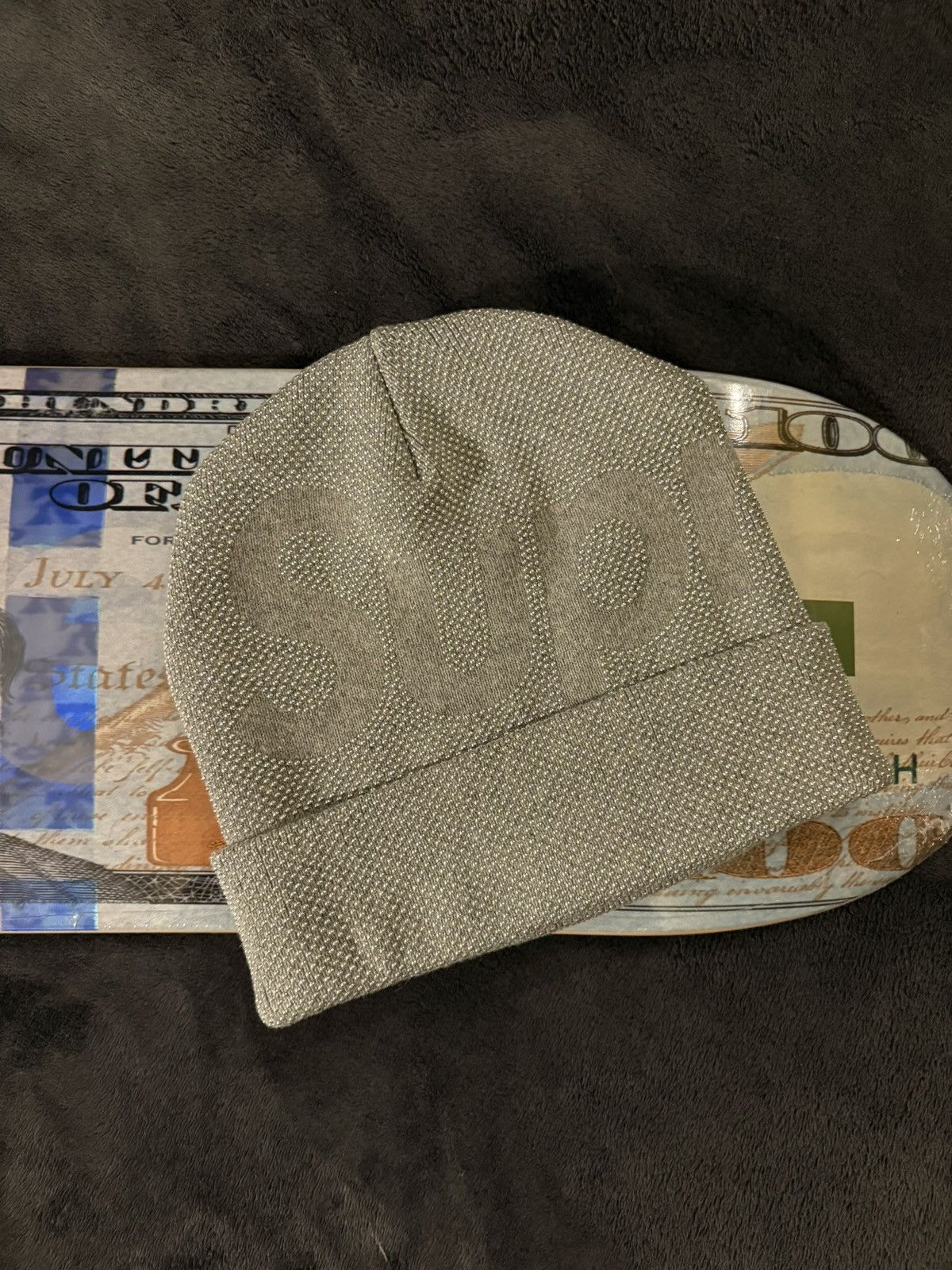 Supreme Supreme F/W25 Studded Knockout Big Logo Beanie Size ONE SIZE - 3 Thumbnail