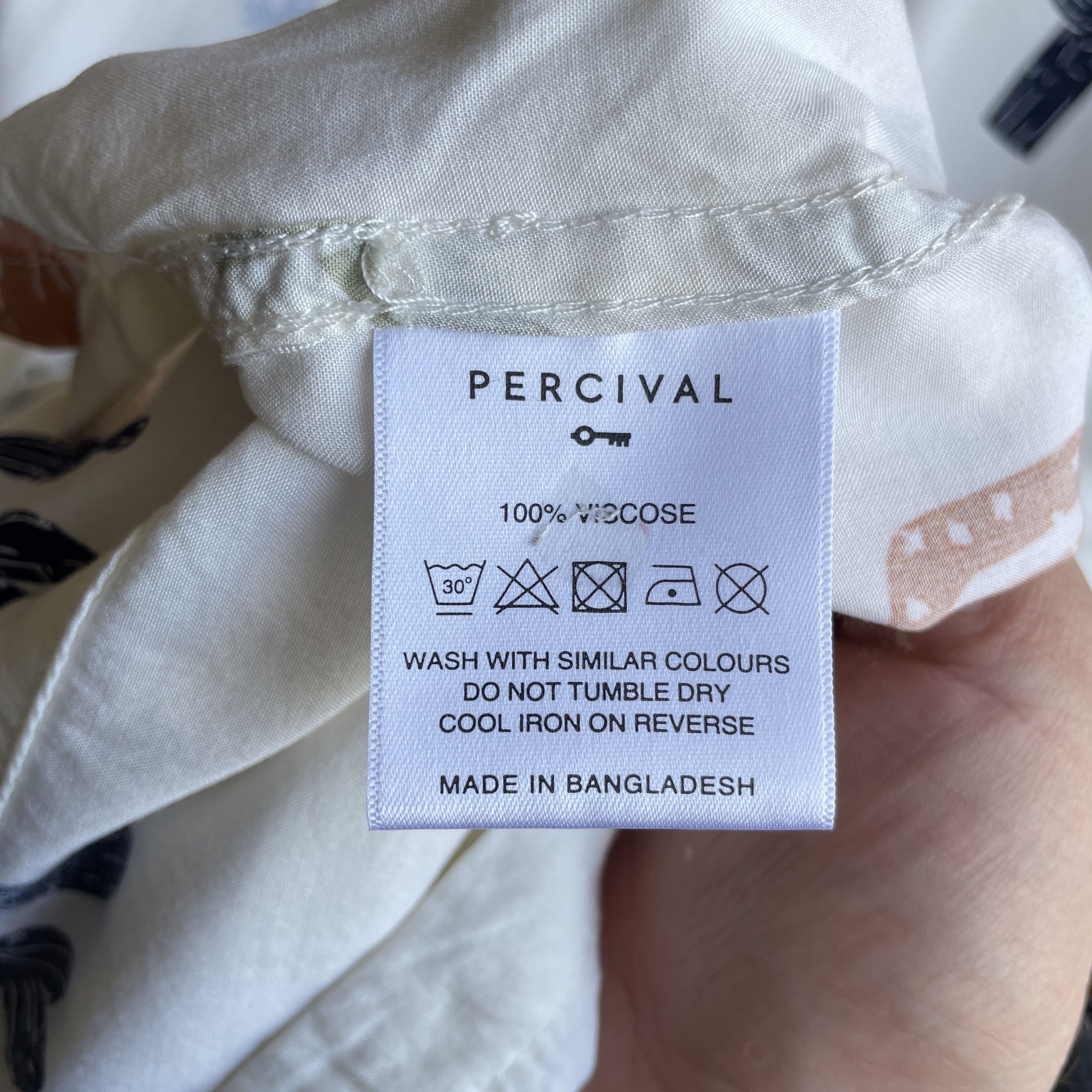 Percival Percival Cactus Print Camp Collar Shirt Size M Size US M / EU 48-50 / 2 - 7 Thumbnail