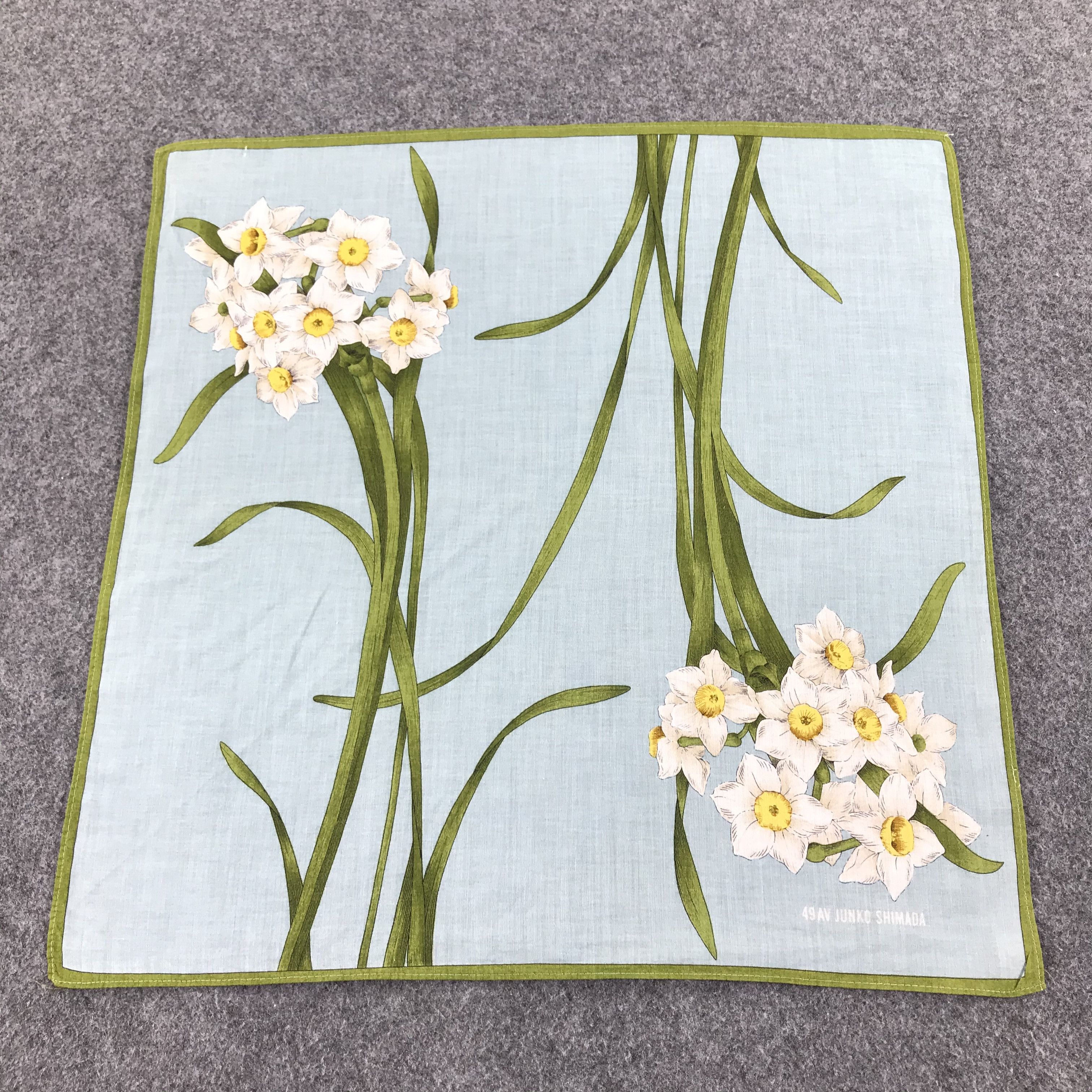 Junko Shimada Junko Shimada Floral Handkerchief Neckerchief Bandana H482 Size ONE SIZE - 3 Thumbnail