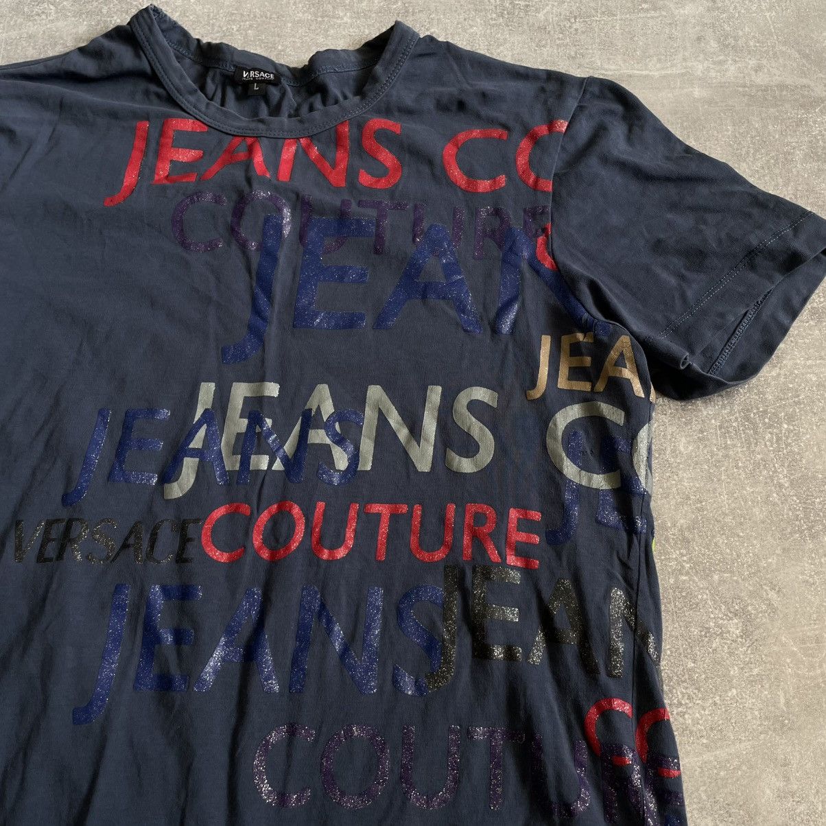Versace Versace - Rare shirt tee old luxury monogramm Size US M / EU 48-50 / 2 - 3 Thumbnail