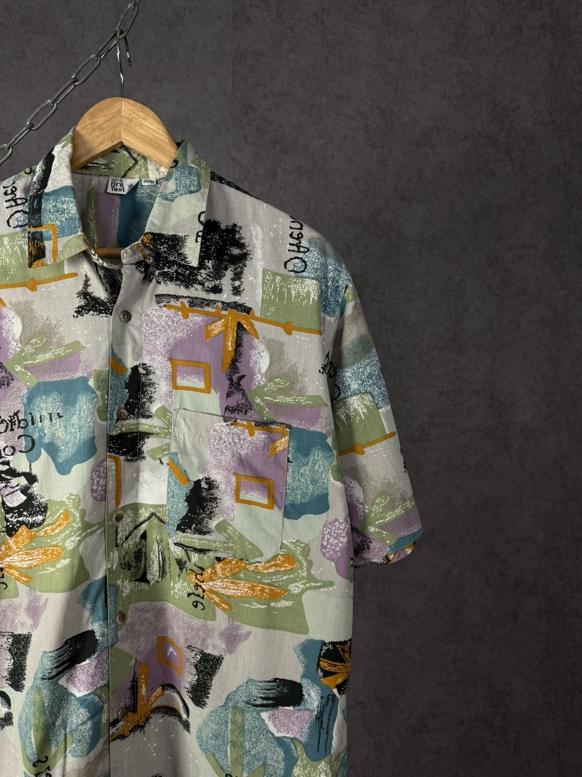 Vintage Art crazy Hawaiian shirt Size US L / EU 52-54 / 3 - 2 Thumbnail