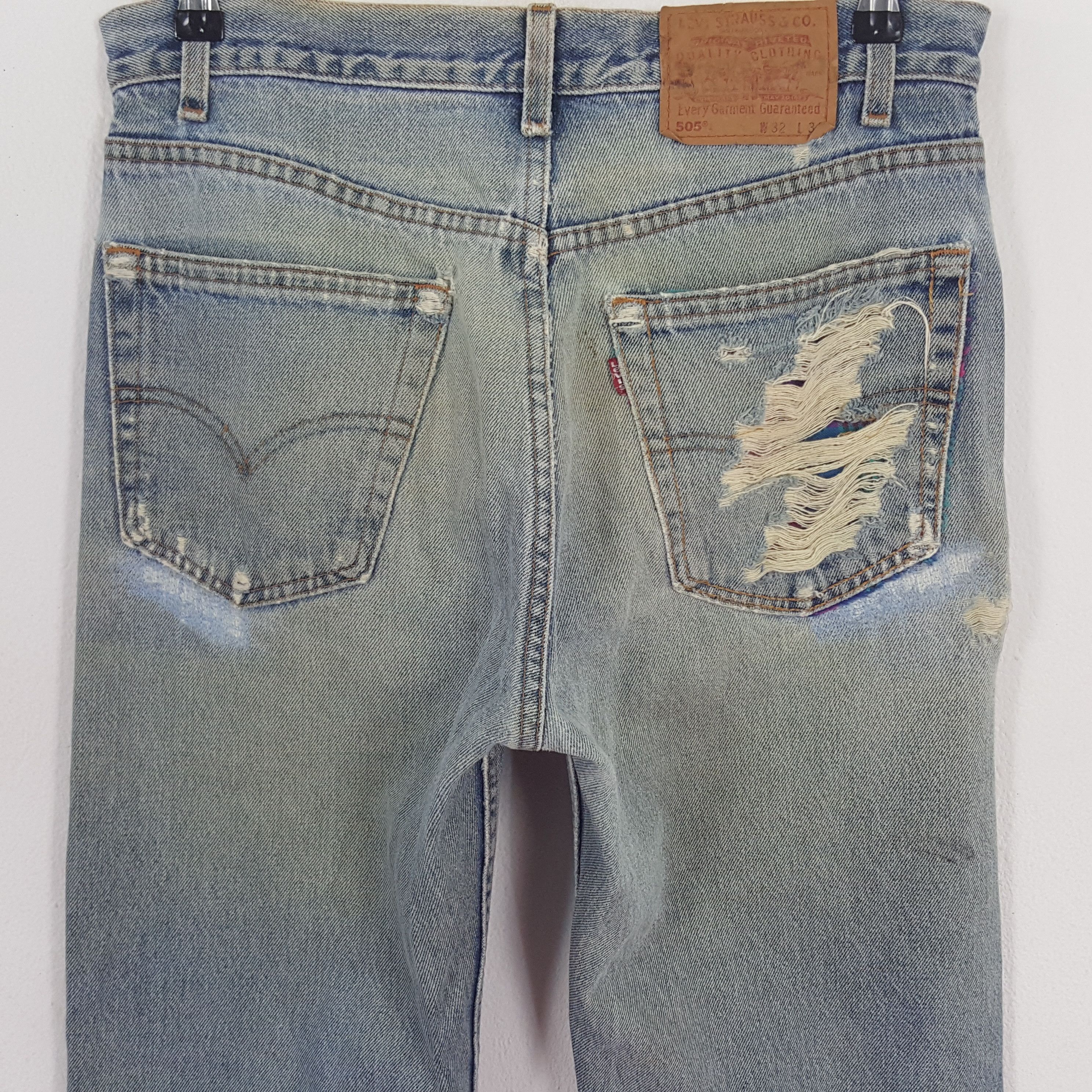 If Six Was Nine × Levi's × Vintage Vintage Levi's American Style Distressed Denim Jeans Size US 32 / EU 48 - 5 Thumbnail