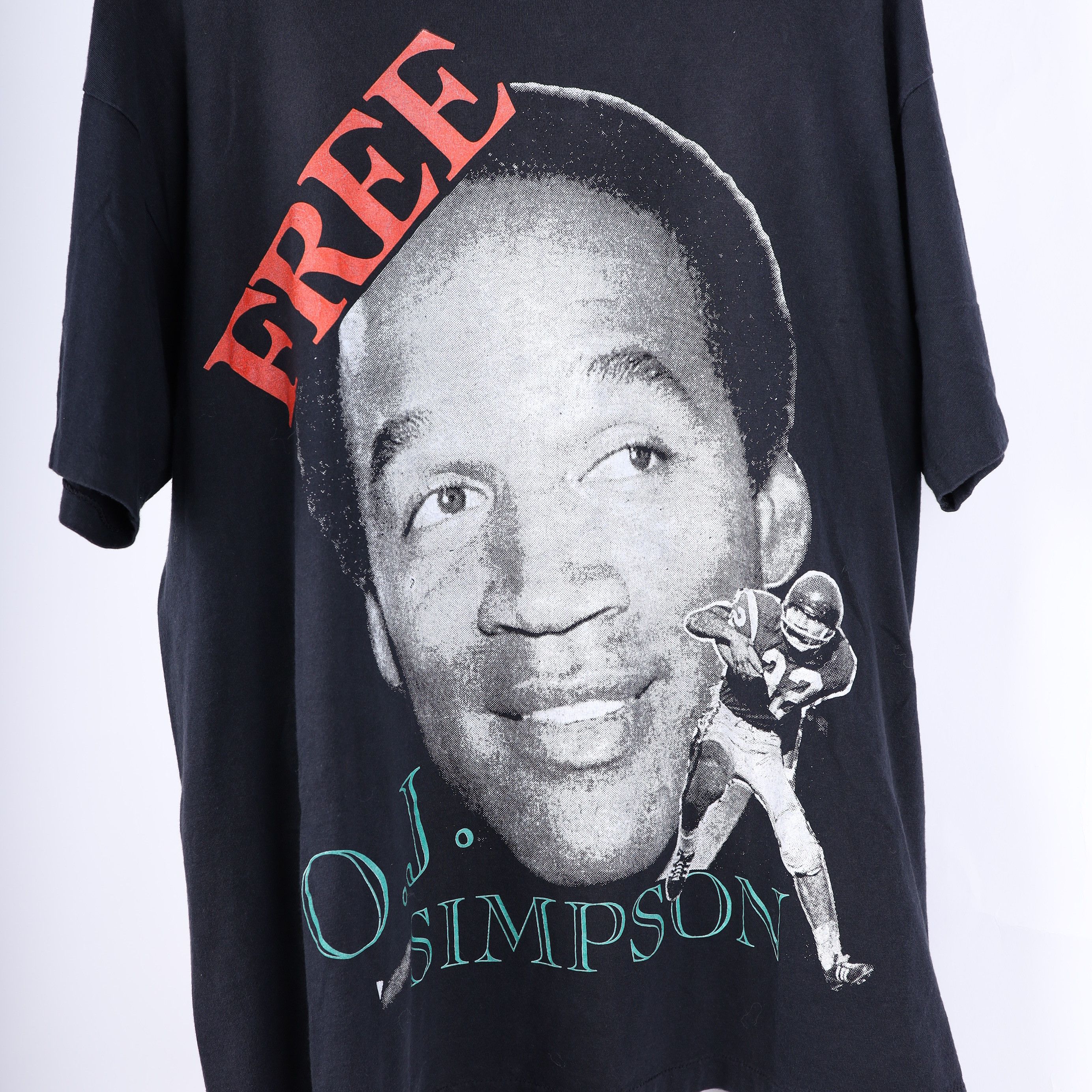 Vintage OJ Simpson He Will Always Be My Hero Tee Size US XL / EU 56 / 4 - 3 Thumbnail