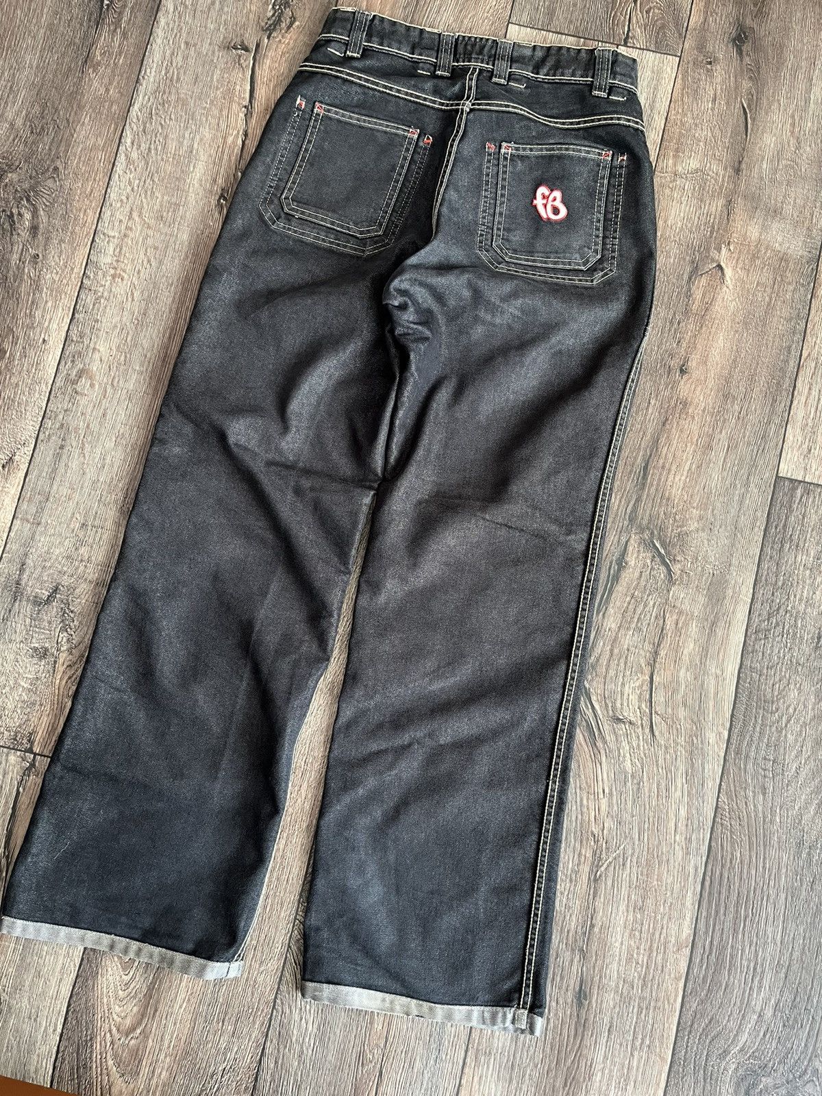 Fubu Vintage Fubu Logo Carpenter Baggy Reversible Denim Jeans Size US 30 / EU 46 - 11 Thumbnail