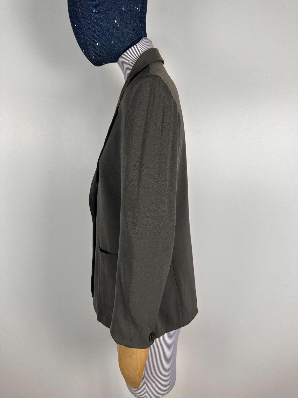 Max Mara Max Mara Wool Blazer Gray Womens Size US6 GB8 EU38 Size M / US 6-8 / IT 42-44 - 4 Thumbnail