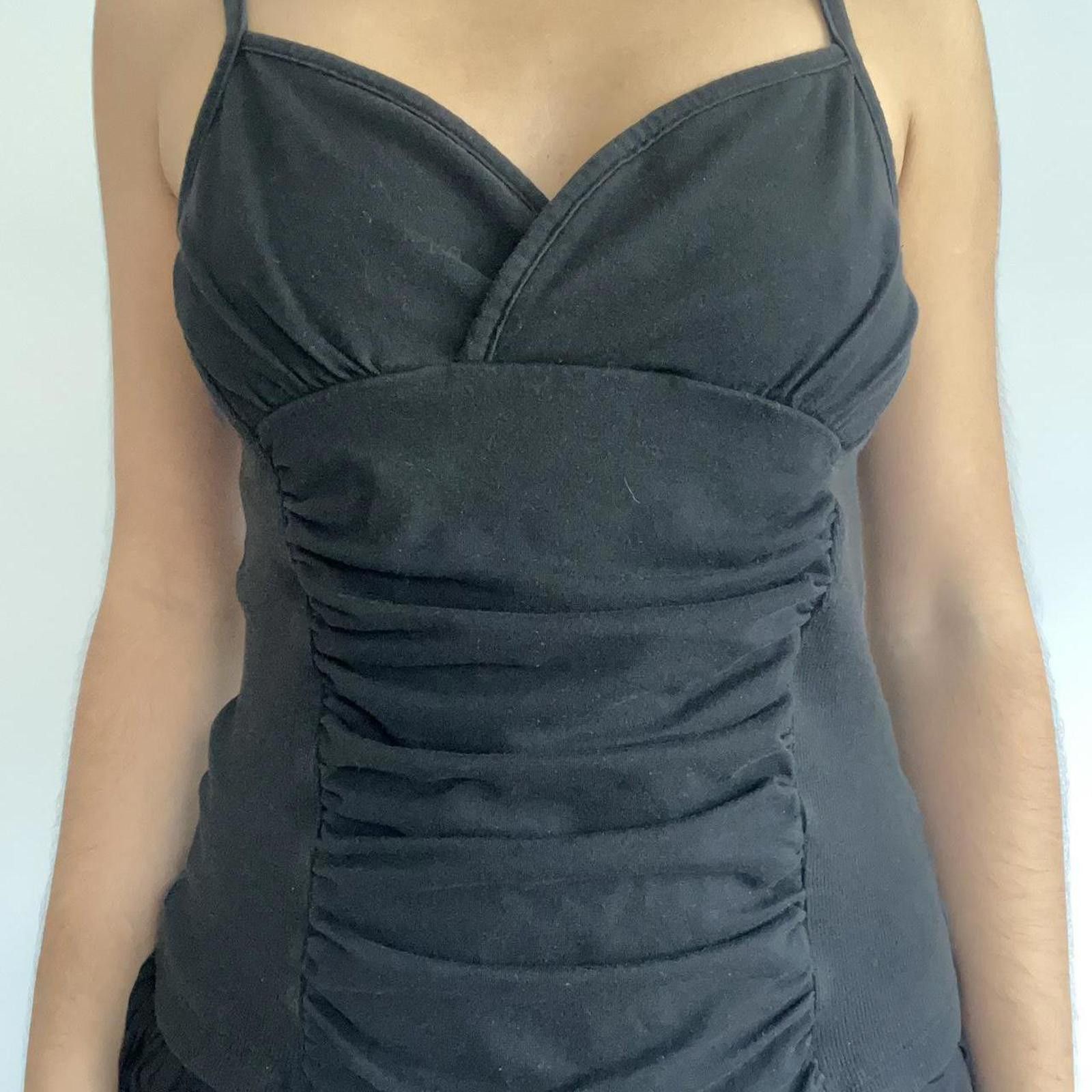 Cartoon Network Black ruched cami top with adjustable straps #camitop Size M / US 6-8 / IT 42-44 - 1 Thumbnail