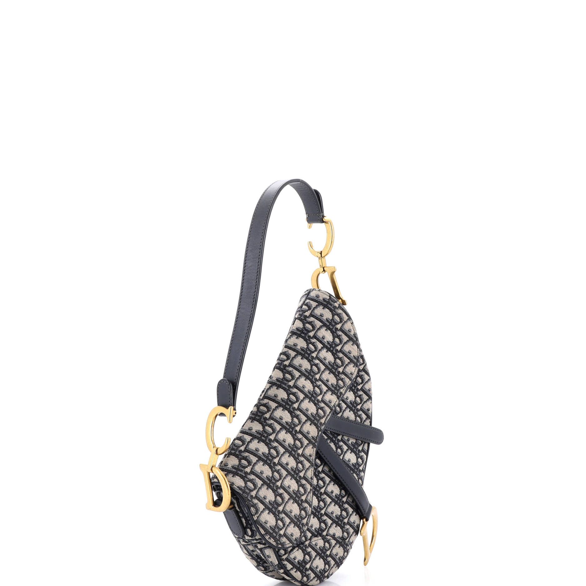 Dior Saddle Handbag Oblique Canvas Medium Size ONE SIZE - 1 Thumbnail