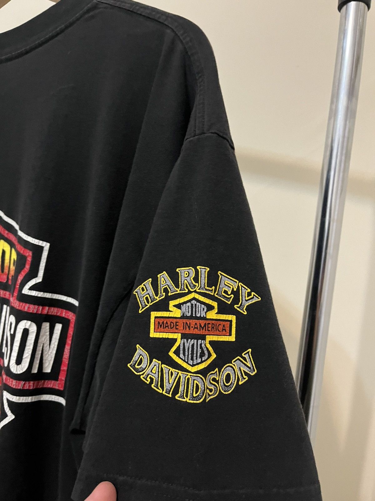 Harley Davidson × Vintage Vintage 90s Harley Davidson American Steel Graphic Tee Size US XXL / EU 58 / 5 - 5 Thumbnail