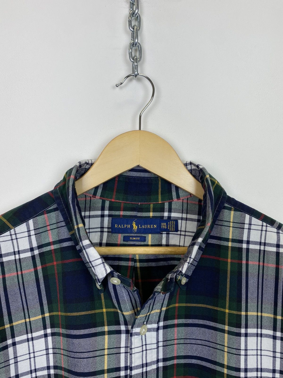 Polo Ralph Lauren Vintage Ralph Lauren Plaid Slim Fit Shirt Men’s Size XXL Size US XXL / EU 58 / 5 - 4 Thumbnail