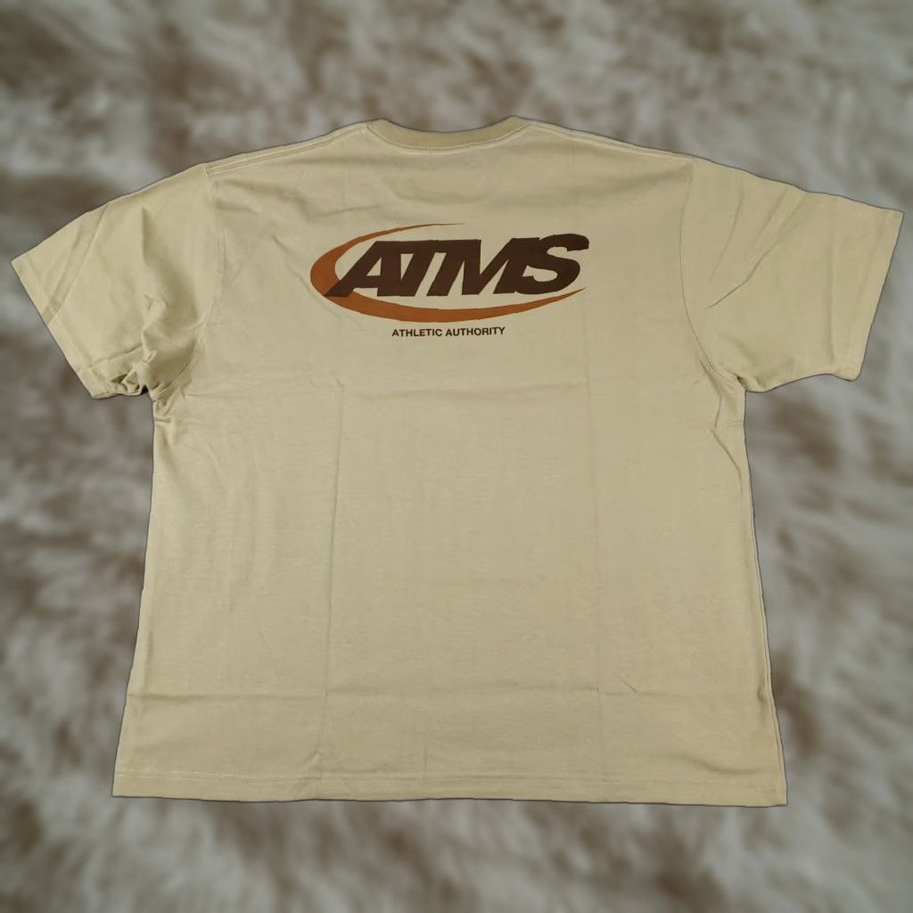 Vintage Atmos T-Shirt Mens Adult Size XL Beige Solid Crew Neck Casual Modern Sports Size US XL / EU 56 / 4 - 1 Thumbnail