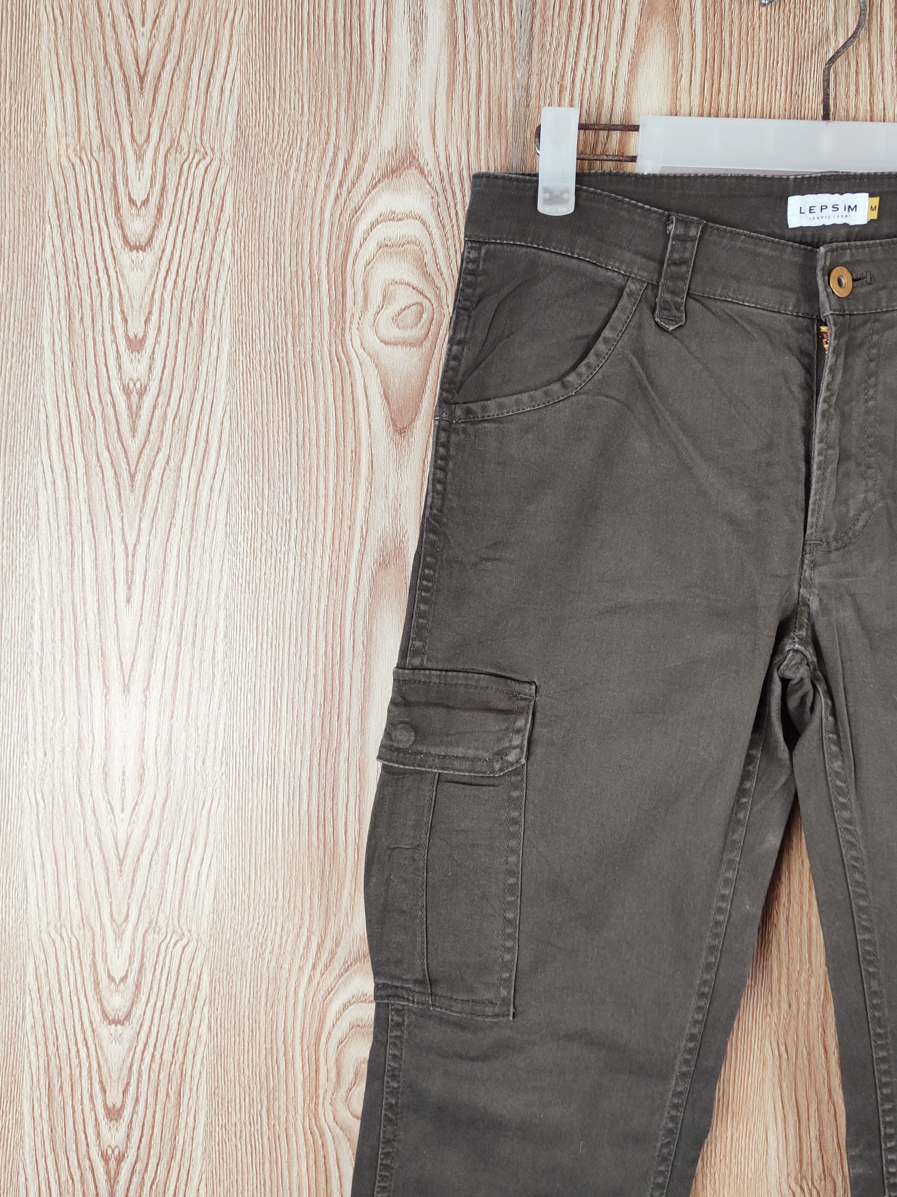 Japanese Brand Lowrys Farm Dark Brown Multipocket Cargo Pants #W455 Size US 30 / EU 46 - 3 Thumbnail