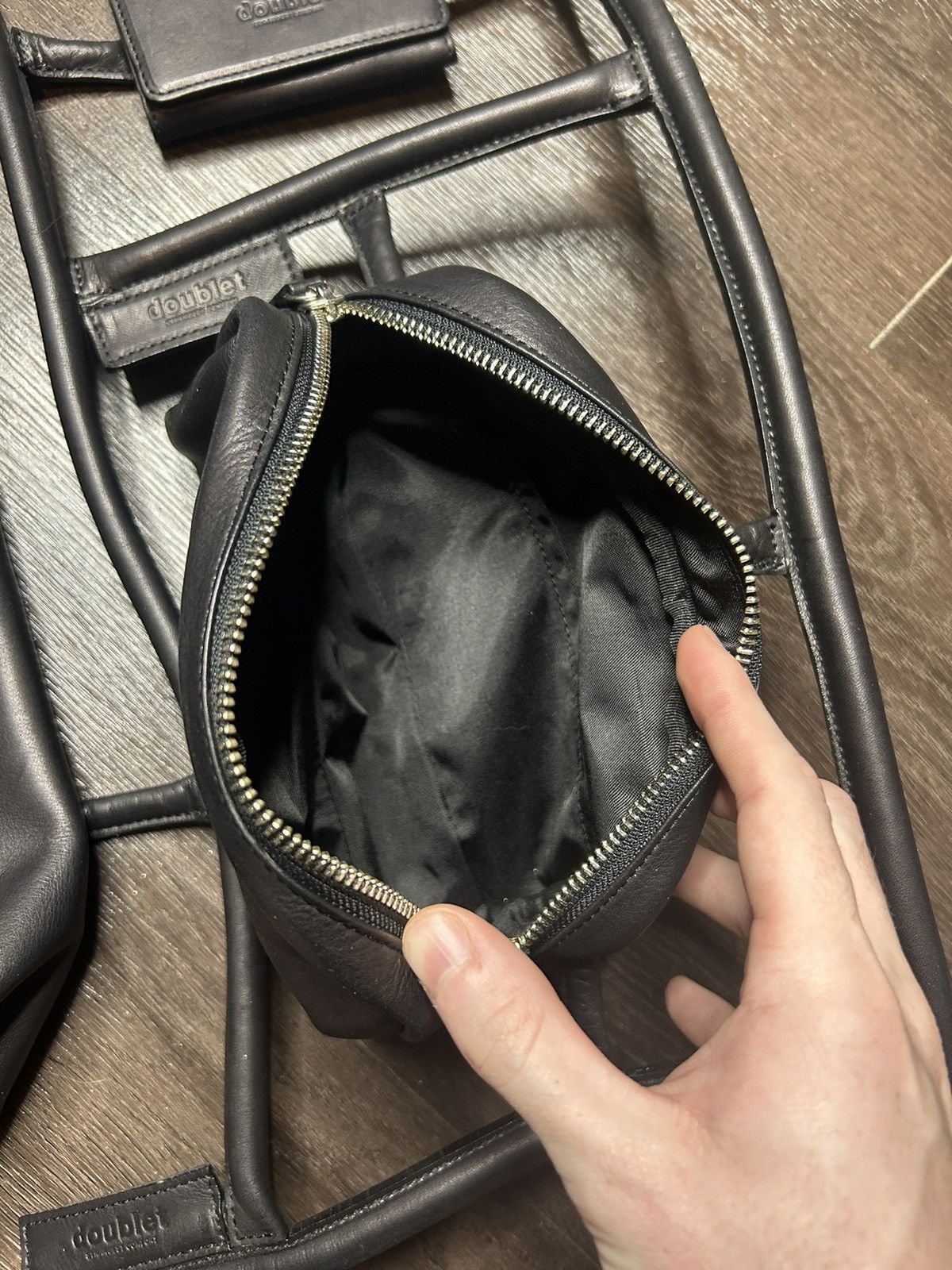 Doublet GRAIL Plamodel Leather Bag Size ONE SIZE - 3 Thumbnail