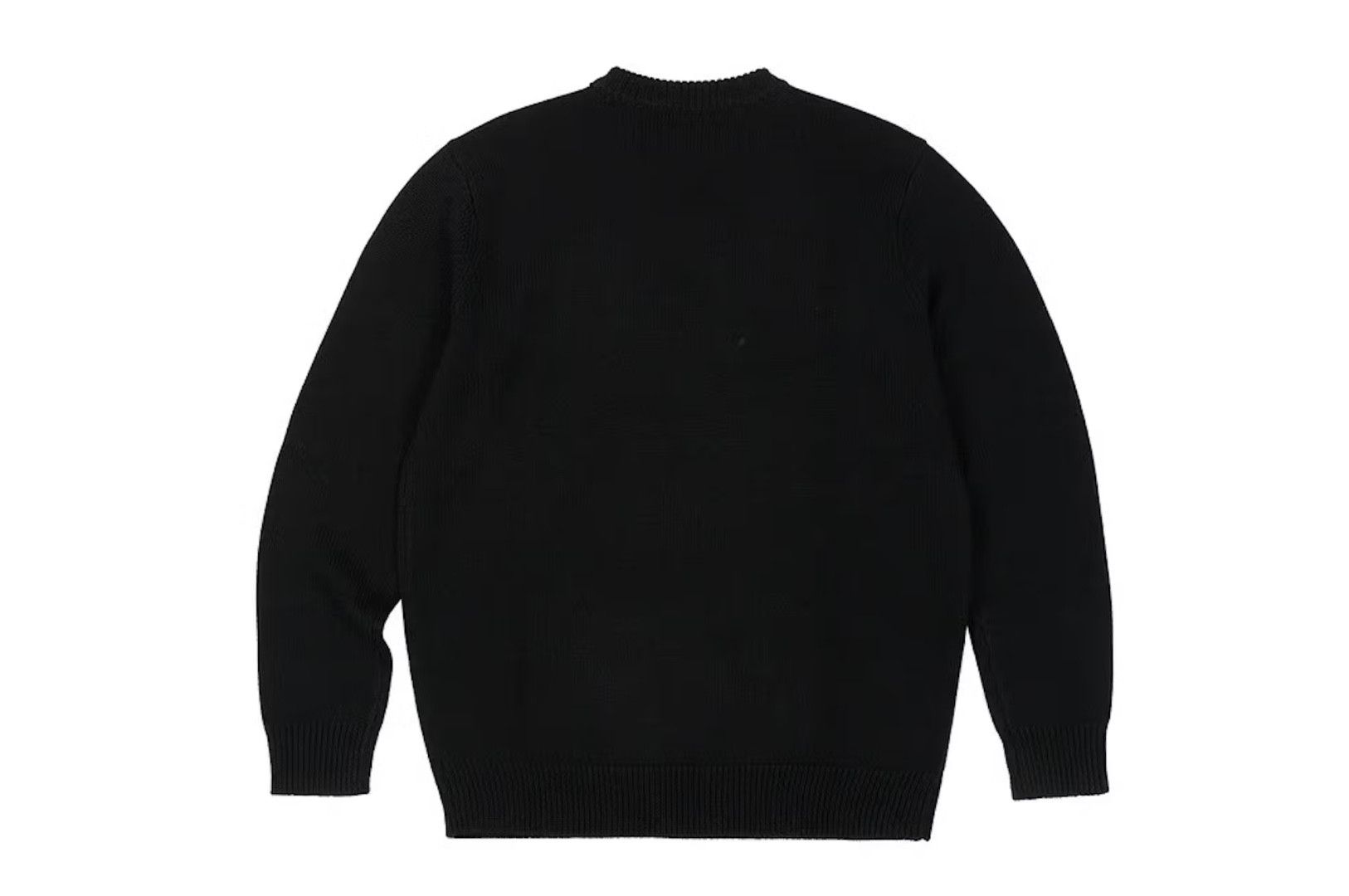 Hype × Palace × Streetwear PALACE TEMPTATION KNIT BLACK - Small 
