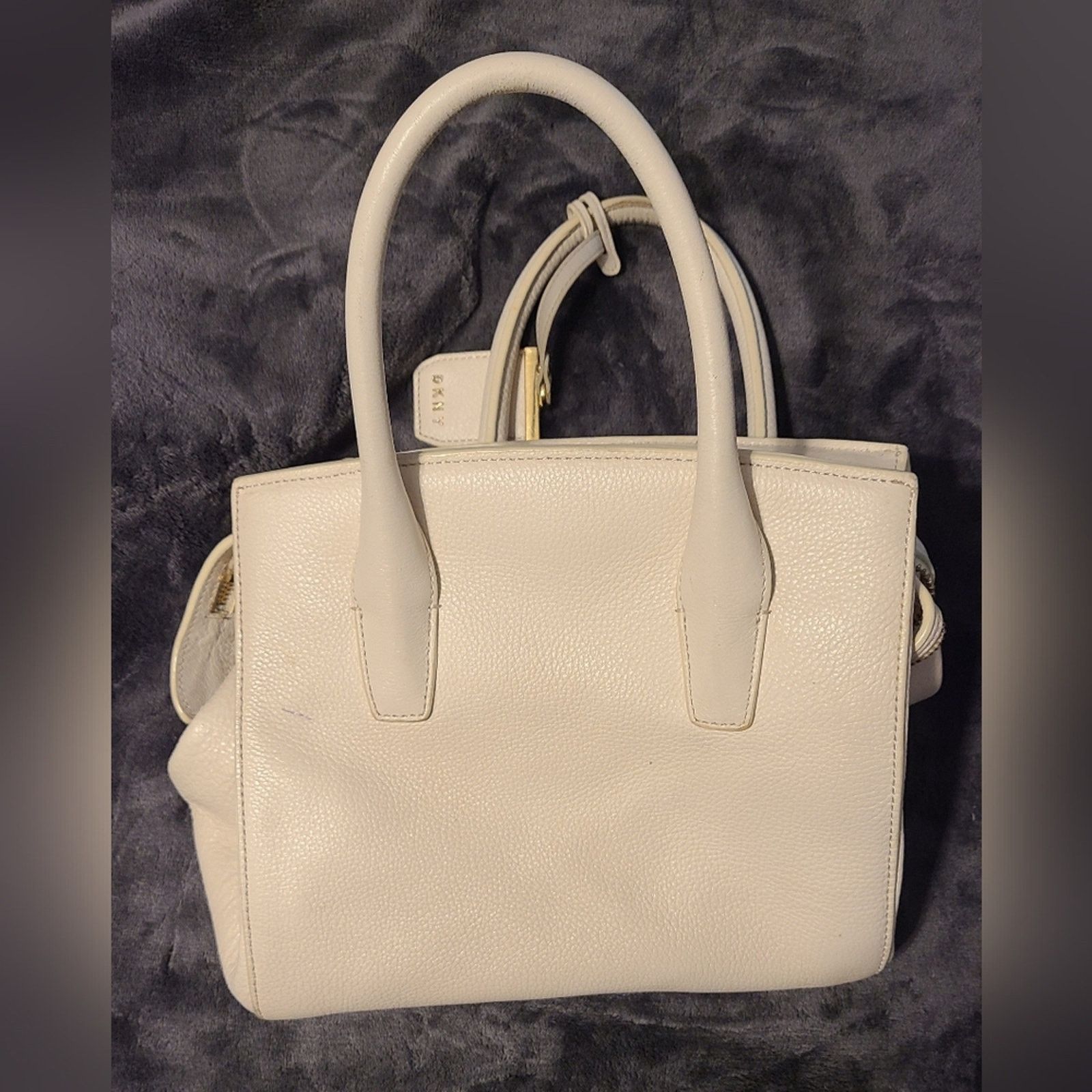 DKNY DKNY Cream Leather Purse Size ONE SIZE - 5 Thumbnail