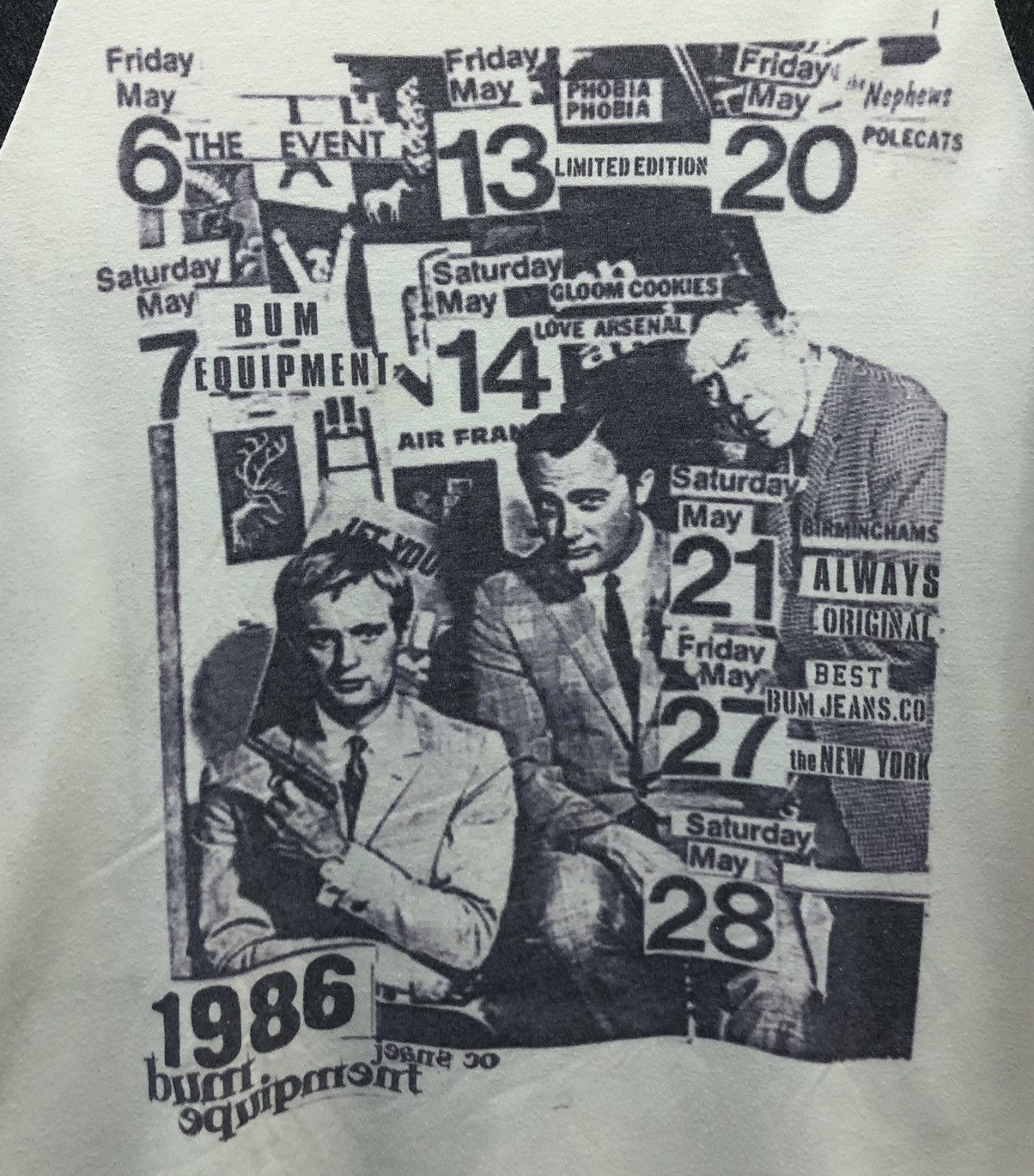 B.U.M Equipment Vintage b.u.m. equipment Regular Cut T-Shirt Size US XL / EU 56 / 4 - 3 Thumbnail