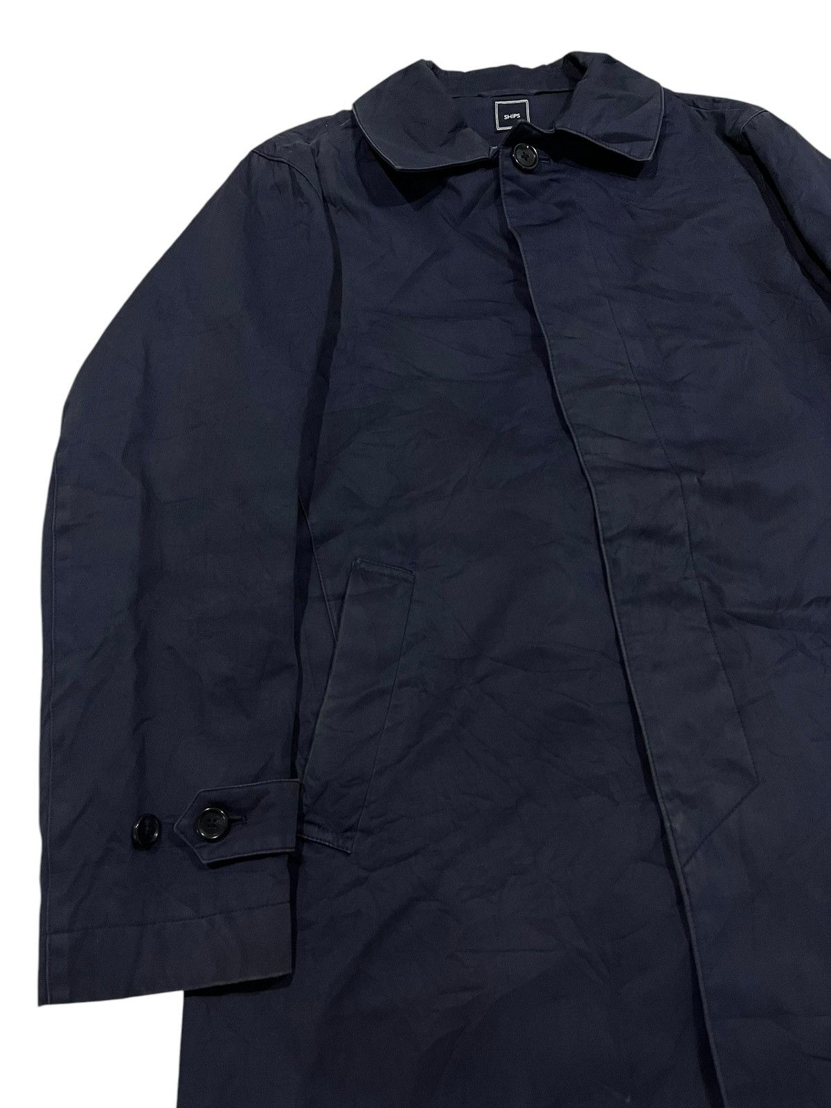 If Six Was Nine × Japanese Brand × Le Grande Bleu (L.G.B.) SHIP BUTTON UP LONG COAT/JACKET PUFFER LINING Size US M / EU 48-50 / 2 - 2 Thumbnail