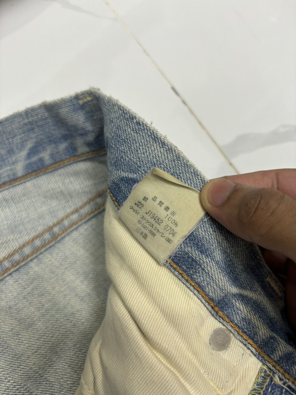 Japanese Brand × Levi's × Vintage Vintage Levis 501 Selvedge Zipper Flare Distress Denim Jeans Size US 30 / EU 46 - 13 Thumbnail