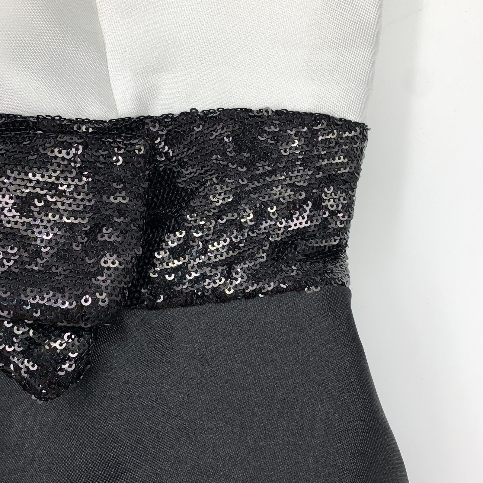 Kate Spade Kate Spade Sequin Bow Fit & Flare Dress 2 Black White NEW Size XS / US 0-2 / IT 36-38 - 5 Thumbnail