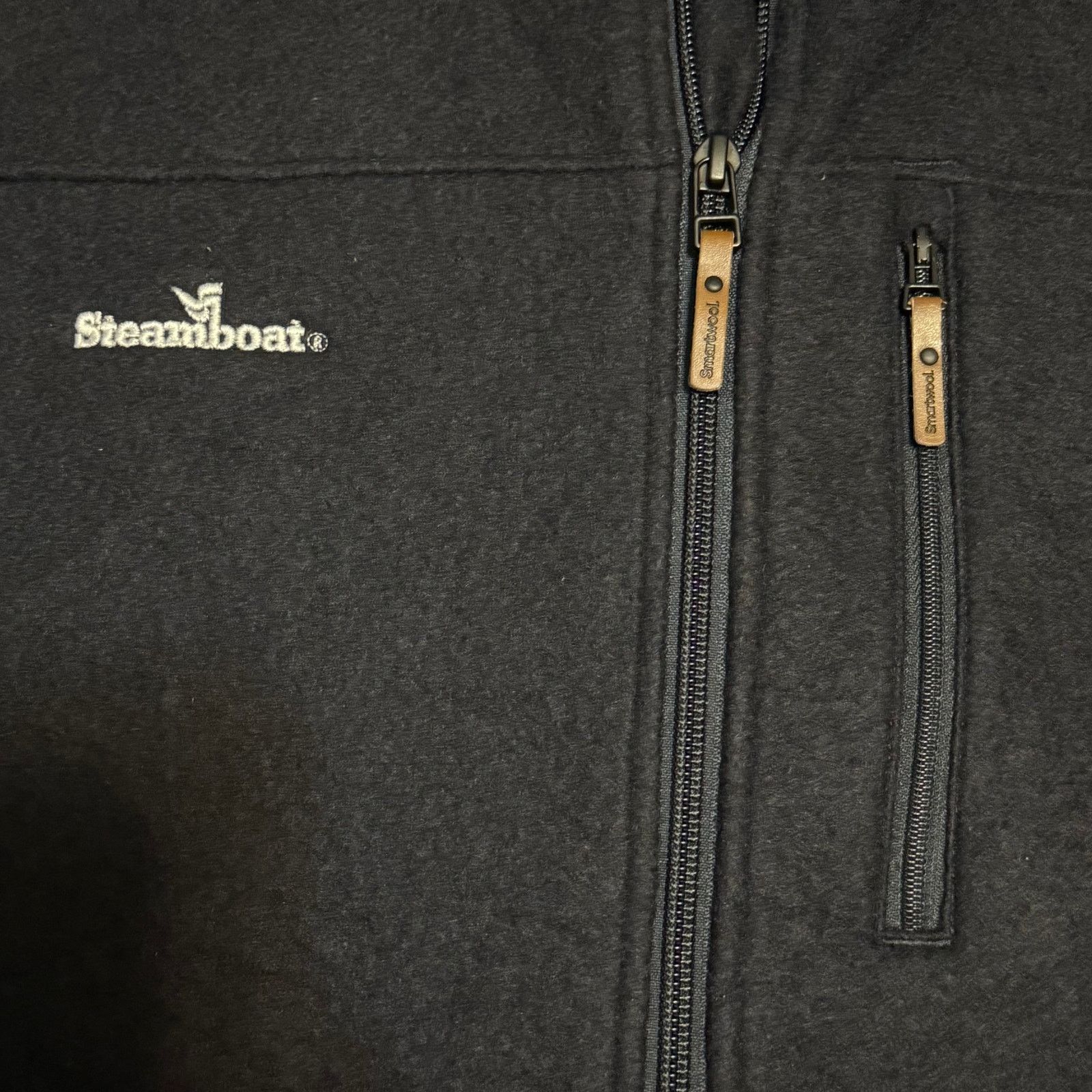 Other Smartwool Hudson Trail Fleece Vest Mens XL Black Wool Blend Size US XL / EU 56 / 4 - 3 Thumbnail