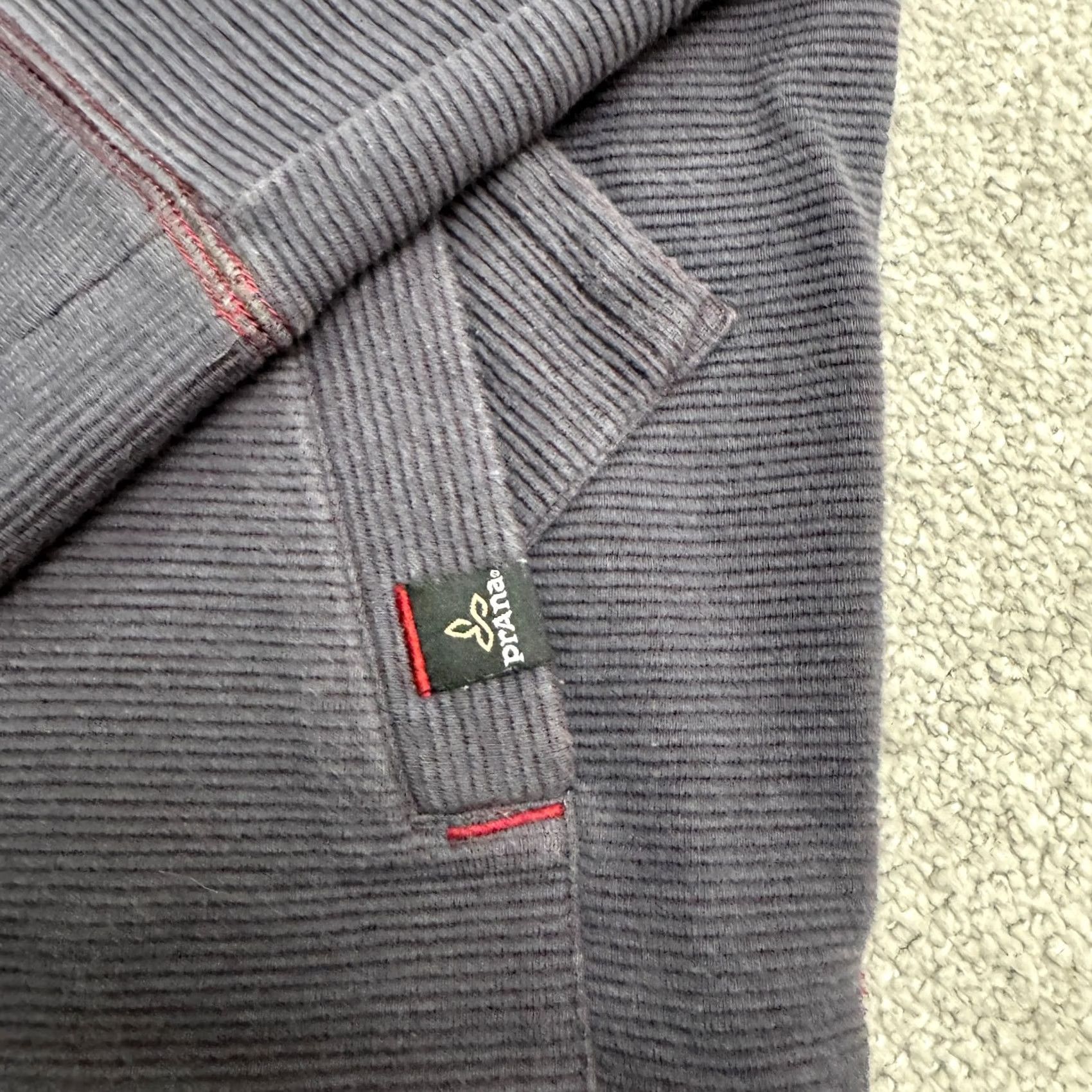 Prana Prana Full Zip Hoodie Sweatshirt Womens M Charcoal Gray Outdoor Active Size M / US 6-8 / IT 42-44 - 6 Thumbnail