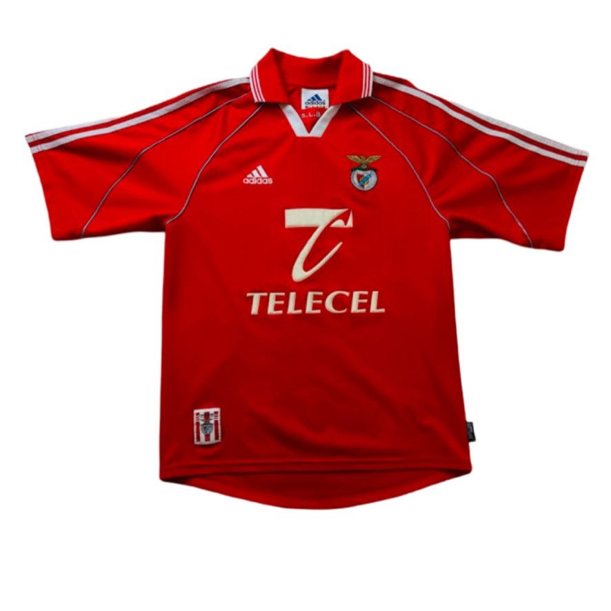 Vintage 90s Benfica Lisbon Jersey outlet Shirt Adidas Sz M Telecel Soccer