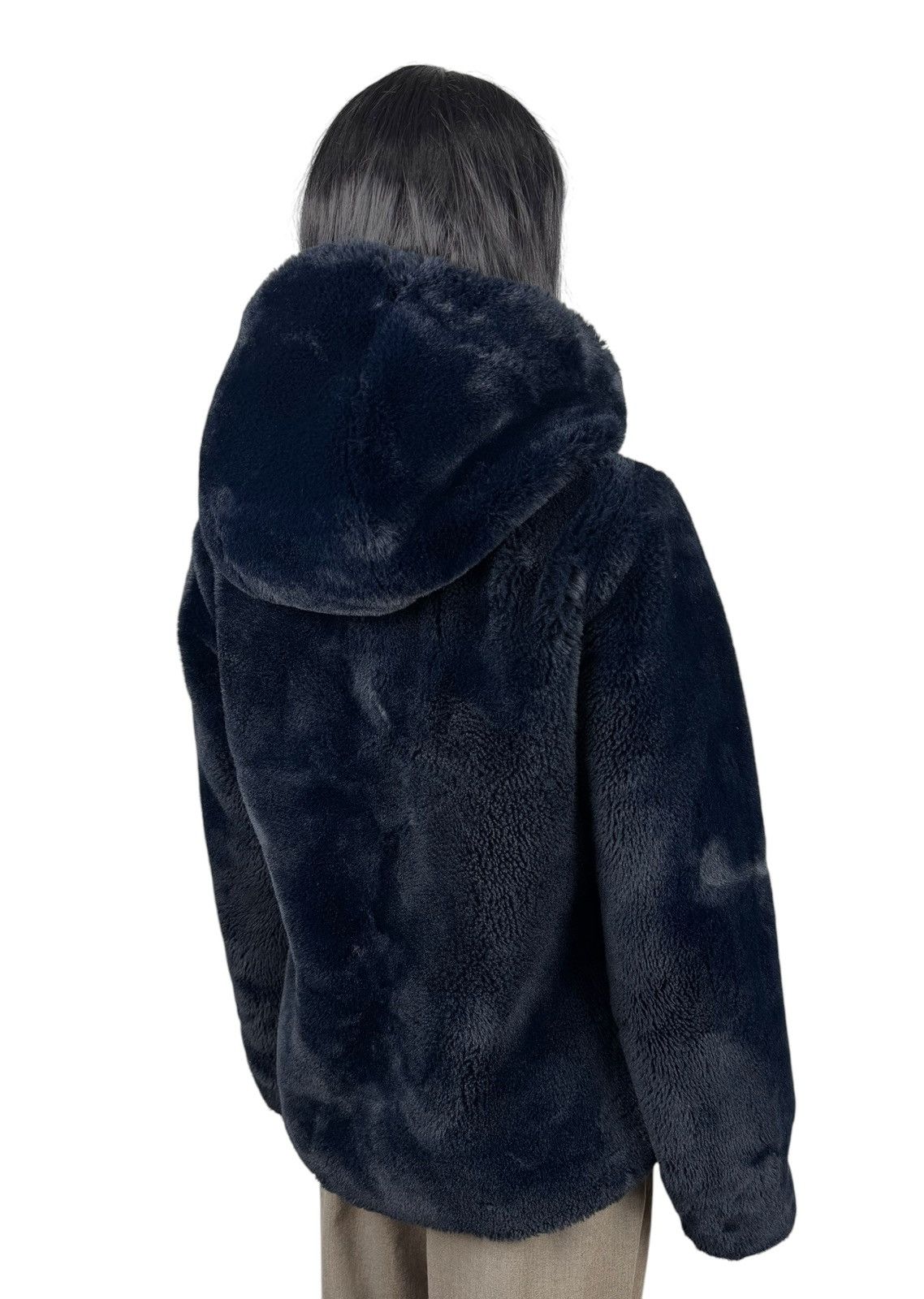 Other Claudie Pierlot Faux Fur Coat Hooded Full Zip size FR36 Size XS / US 0-2 / IT 36-38 - 5 Thumbnail