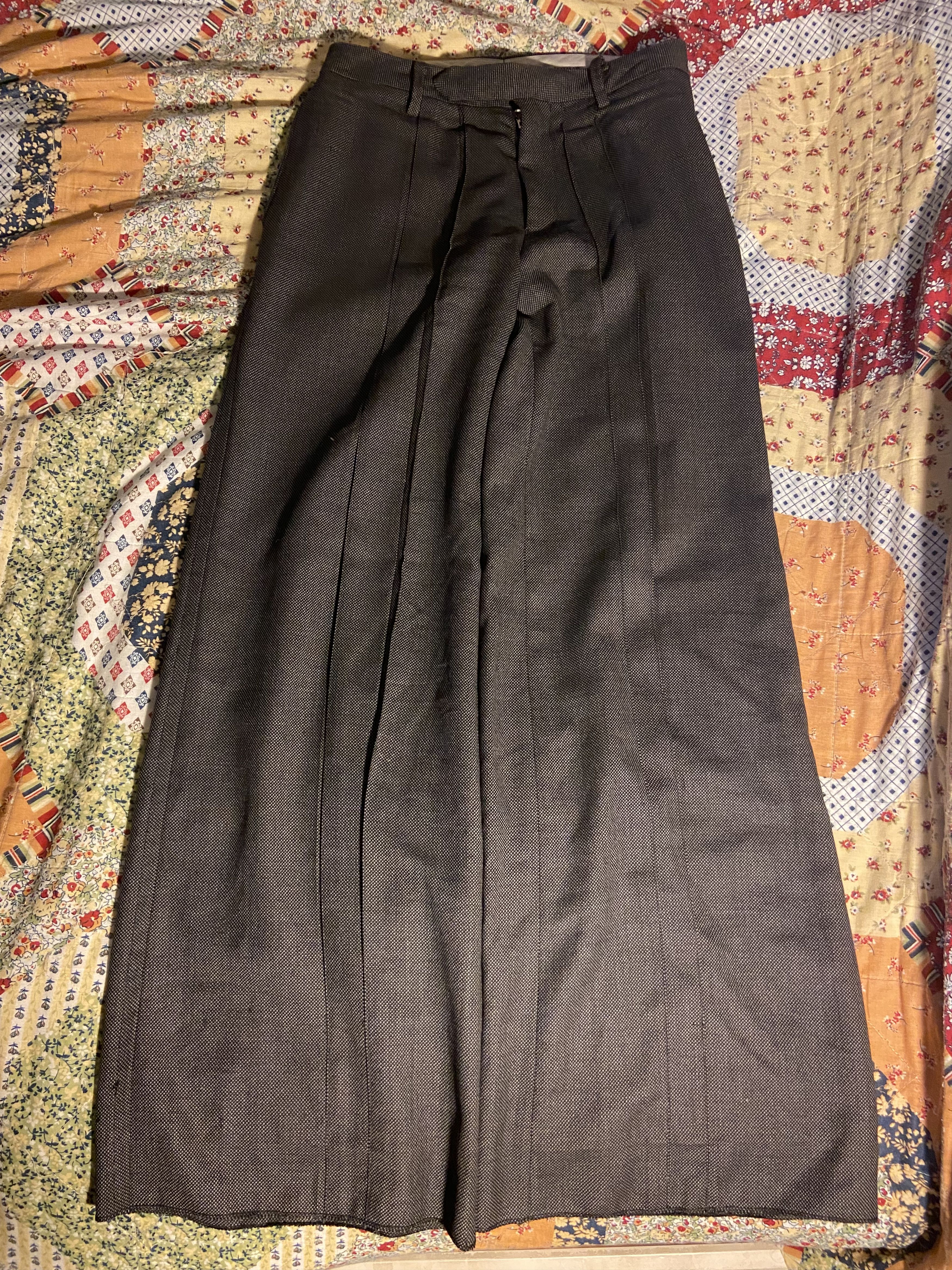Number (N)ine Number (N)ine AW01 Double Pleated Slacks Size US 27 - 1 Thumbnail