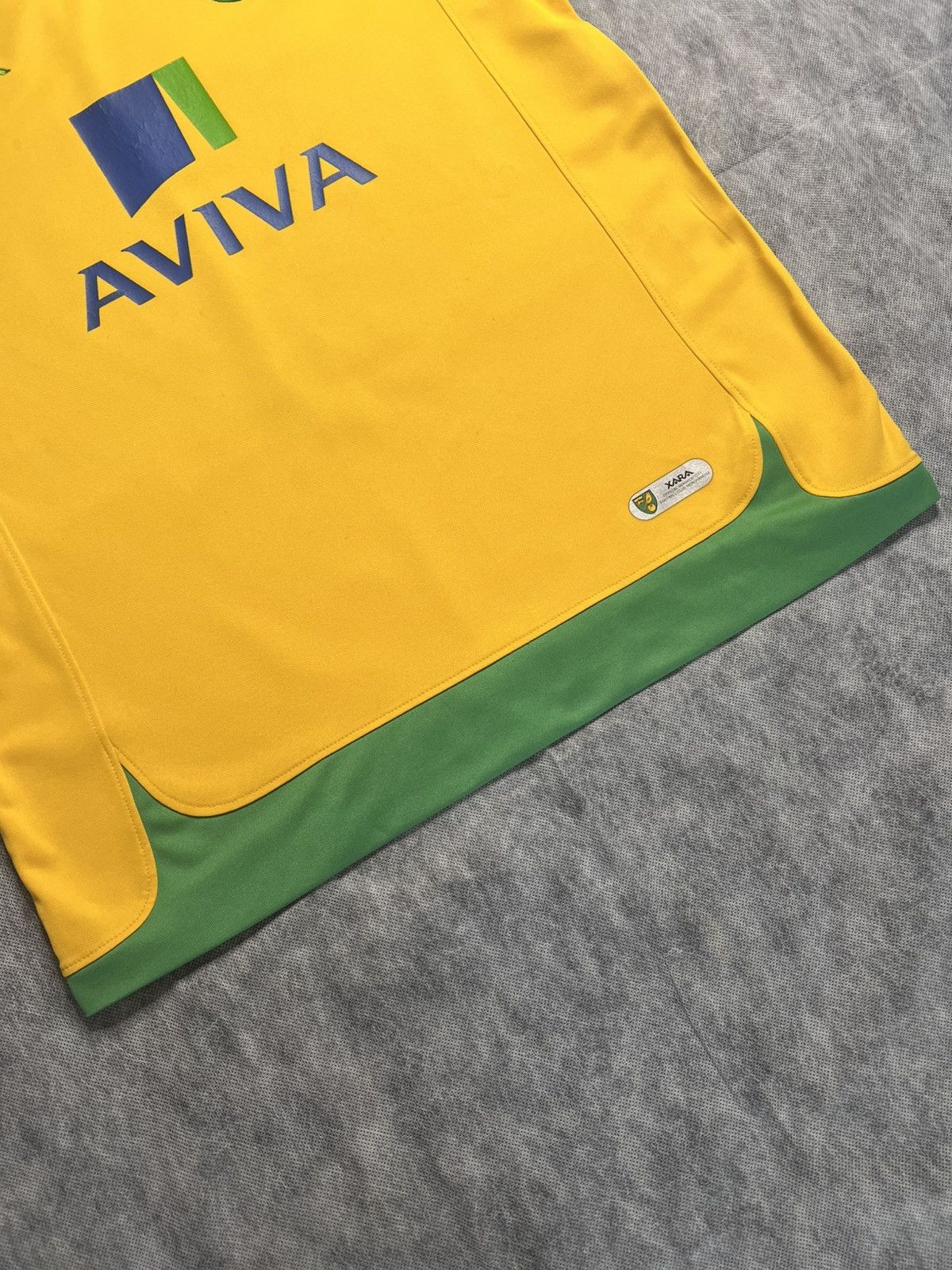 Other Xara Norwich 2010/2011 Home Kit Soccer Jersey Large Size US L / EU 52-54 / 3 - 11 Thumbnail