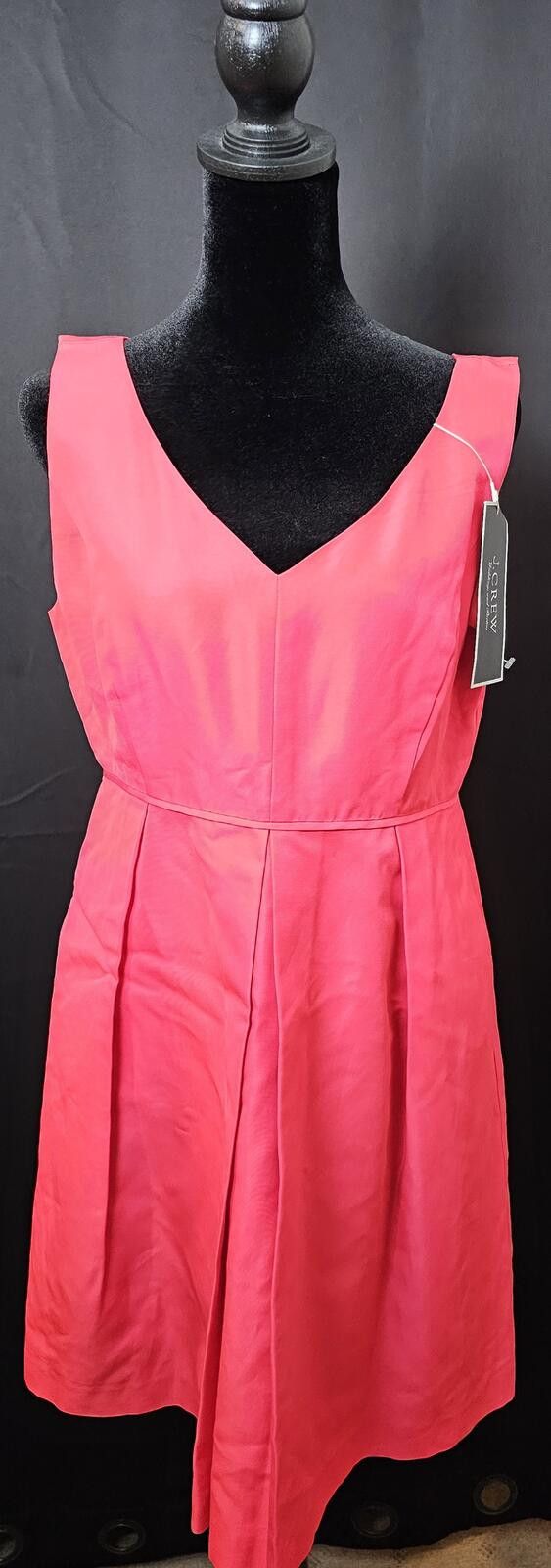 J.Crew NWT J Crew Dress Pink Womens Size 10P Cocktail with V-Neck Size L / US 10 / IT 46 - 1 Thumbnail
