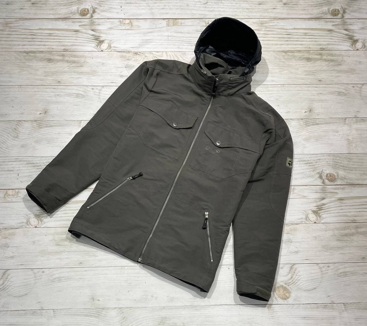 image of Jack Wolfskins x Outdoor Life Vintage Jack Wolfskin Borasco Jacket Outdoor Size XL in Khaki, Men's