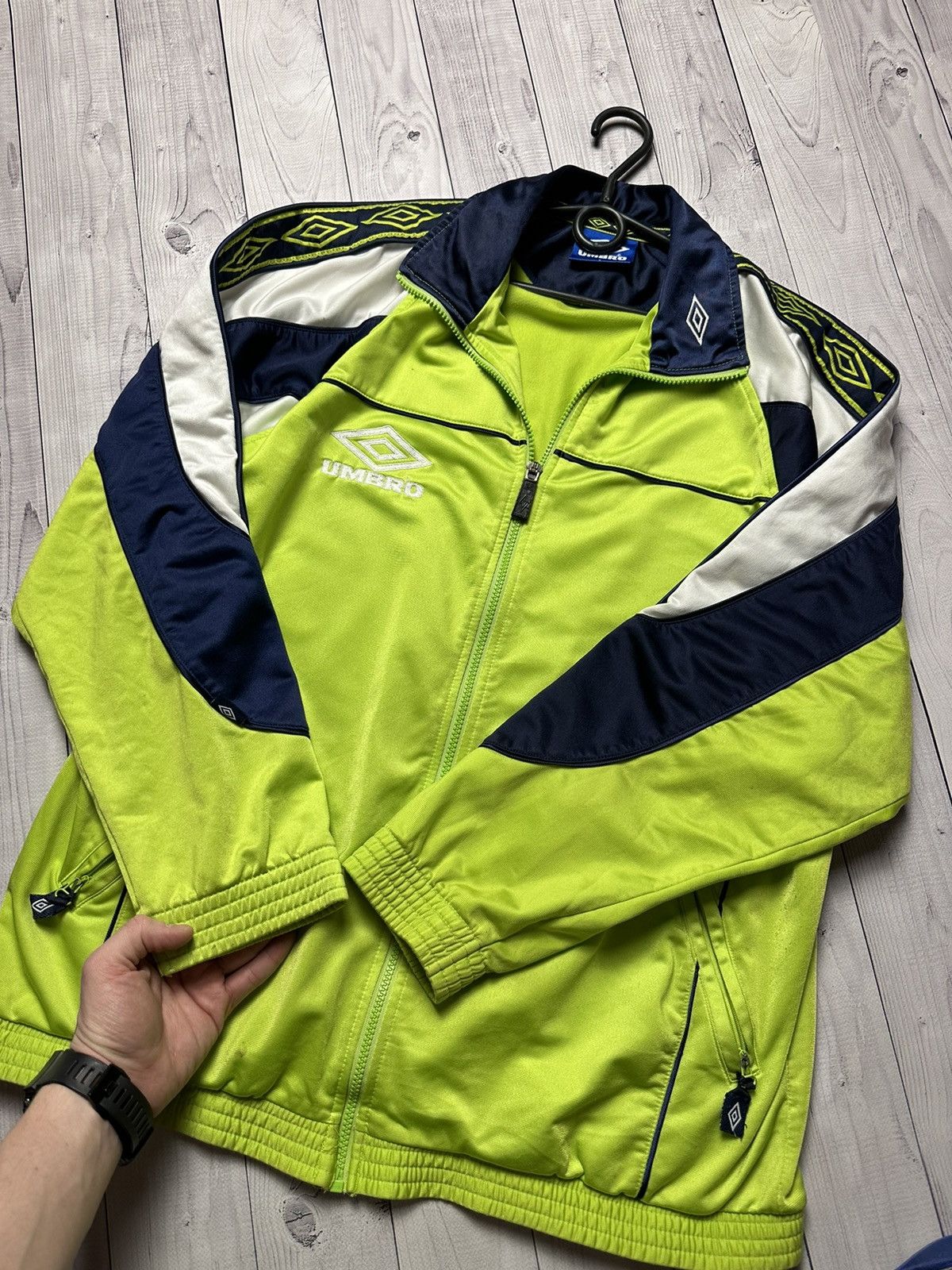 Umbro × Vintage Vintage Umbro pro training green track jacket size L Size US L / EU 52-54 / 3 - 6 Thumbnail