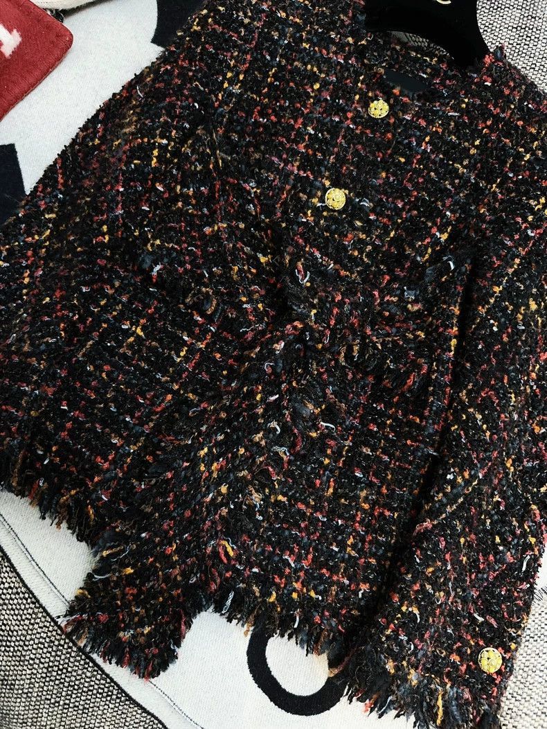 Chanel Chanel 10A Tweed Fringe Jacket Size M / US 6-8 / IT 42-44 - 3 Thumbnail