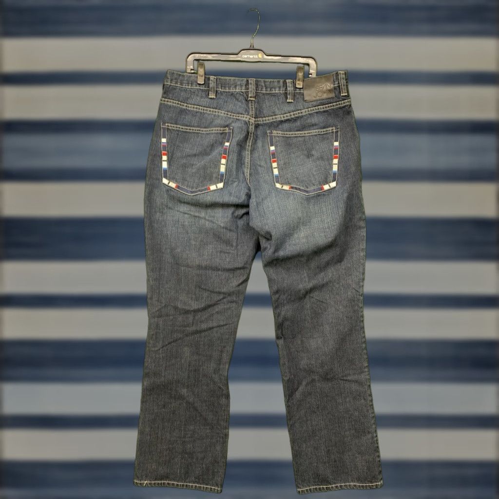 Sean John VINTAGE Sean John Jeans Mens 38 Wide-Leg Denim Baggy Casual 90s Grunge Cyber Hip Hop Size US 38 / EU 54 - 1 Thumbnail