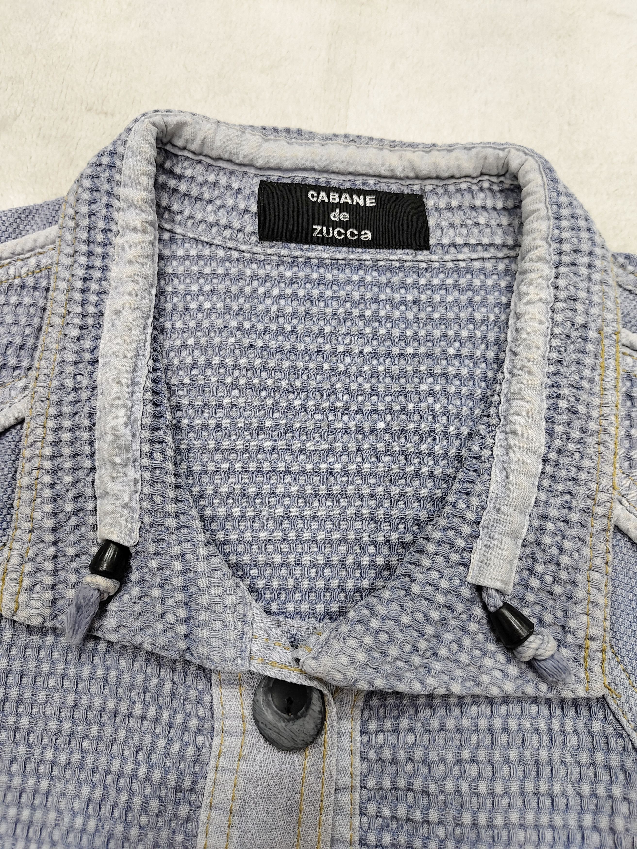 Cabane De Zucca- Archive Textured Patchwork Utility Jacket