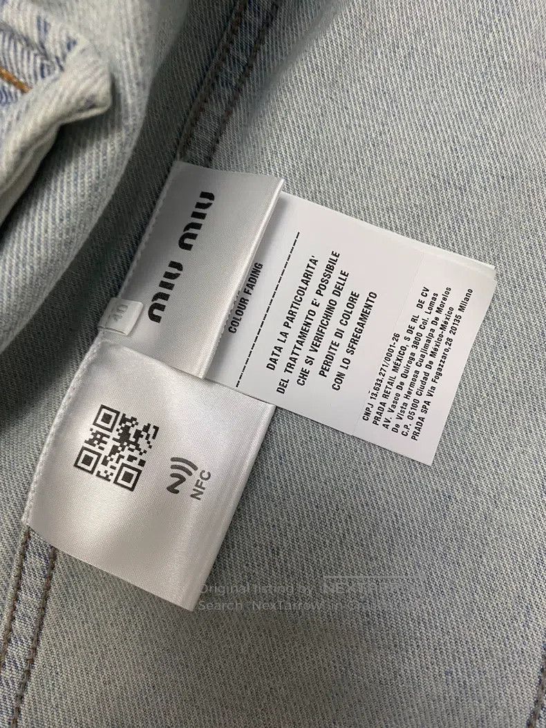 Miu Miu Miu Miu 40 denim jacket Size M / US 6-8 / IT 42-44 - 2 Thumbnail