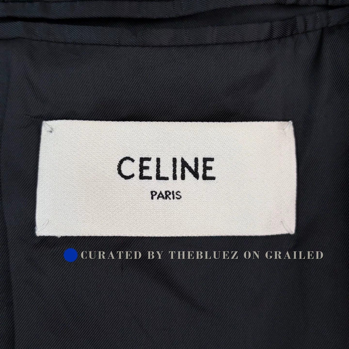 Celine Celine Black Blazer With Gold Buttons | Grailed