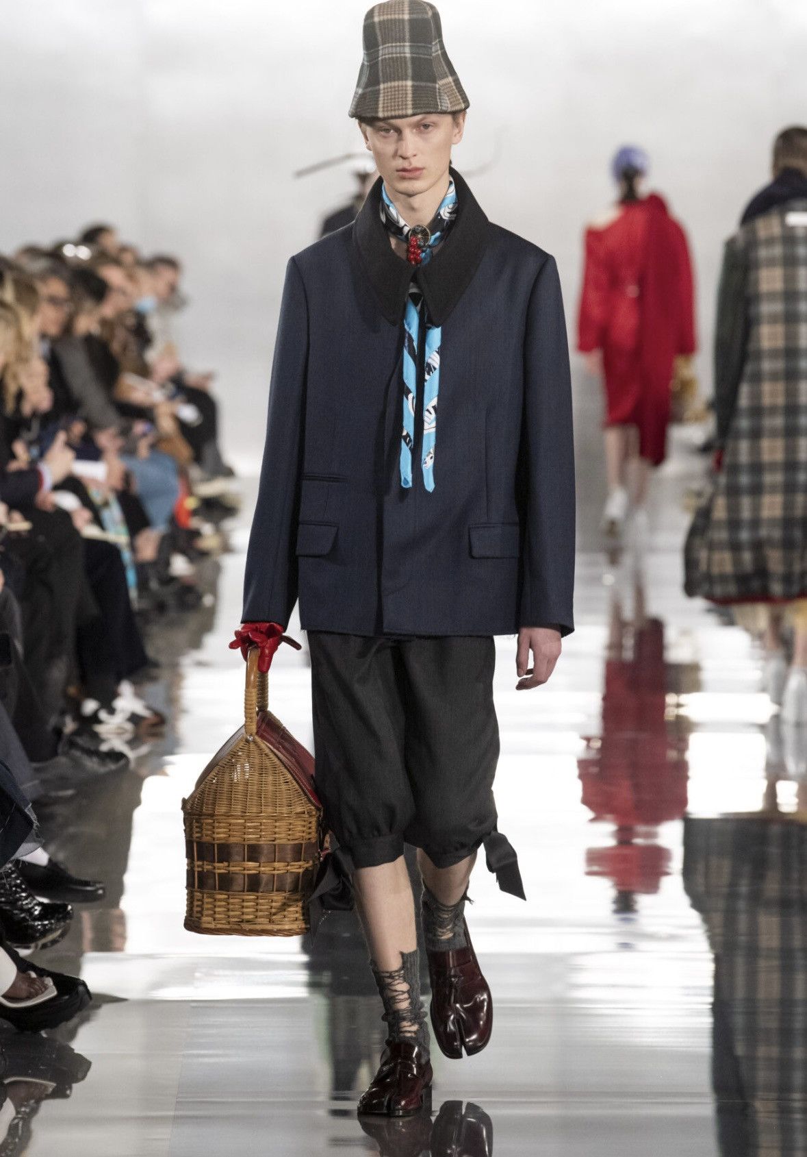 Maison Margiela FW20 Runway Cropped Bow Detail Pants Size US 32 / EU 48 - 1 Thumbnail