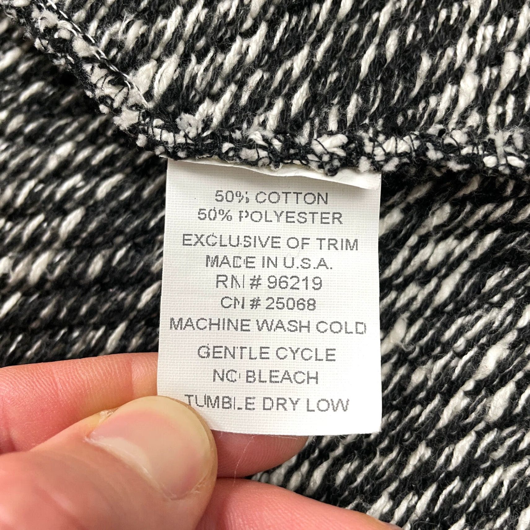 Vintage VINTAGE Willow Women's Coat Jacket Overcoat S Black White Striped Collared Fall Winter France Size S / US 4 / IT 40 - 5 Thumbnail